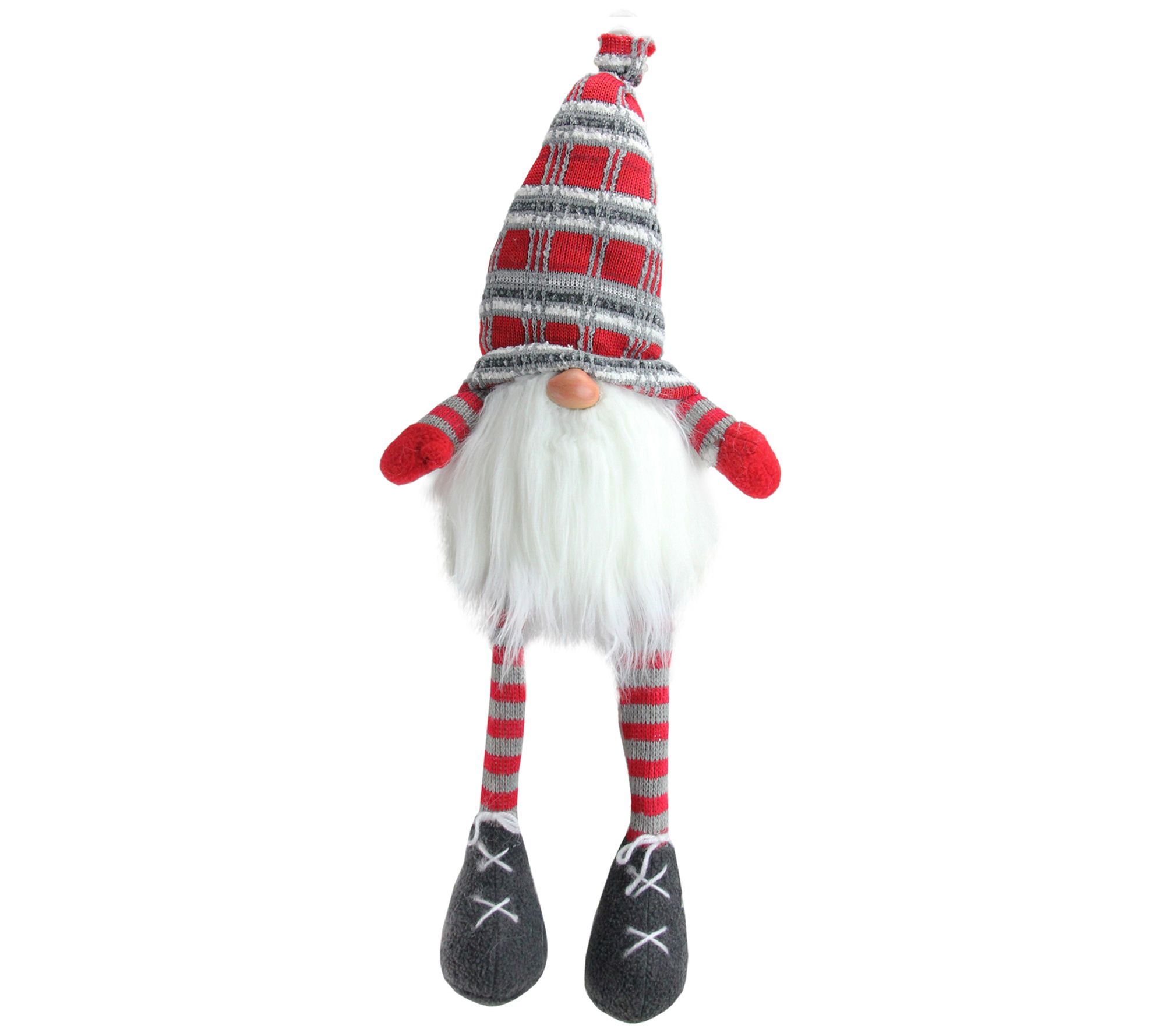 Northlight Sitting Santa Gnome Figure with Dangling Legs