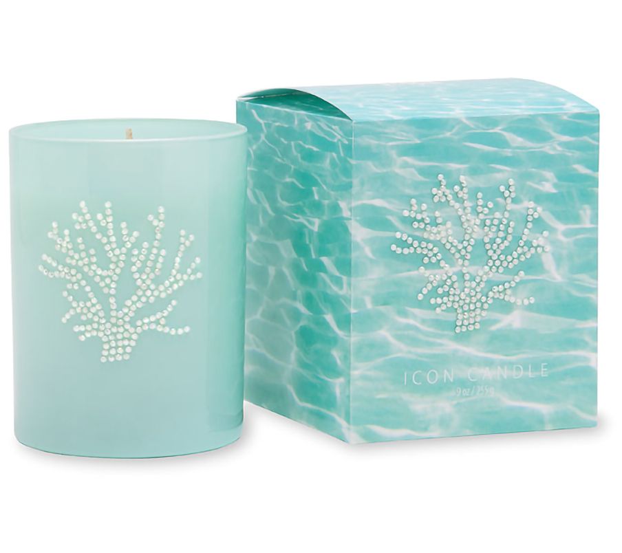 Primal Elements Coral Icon Candle