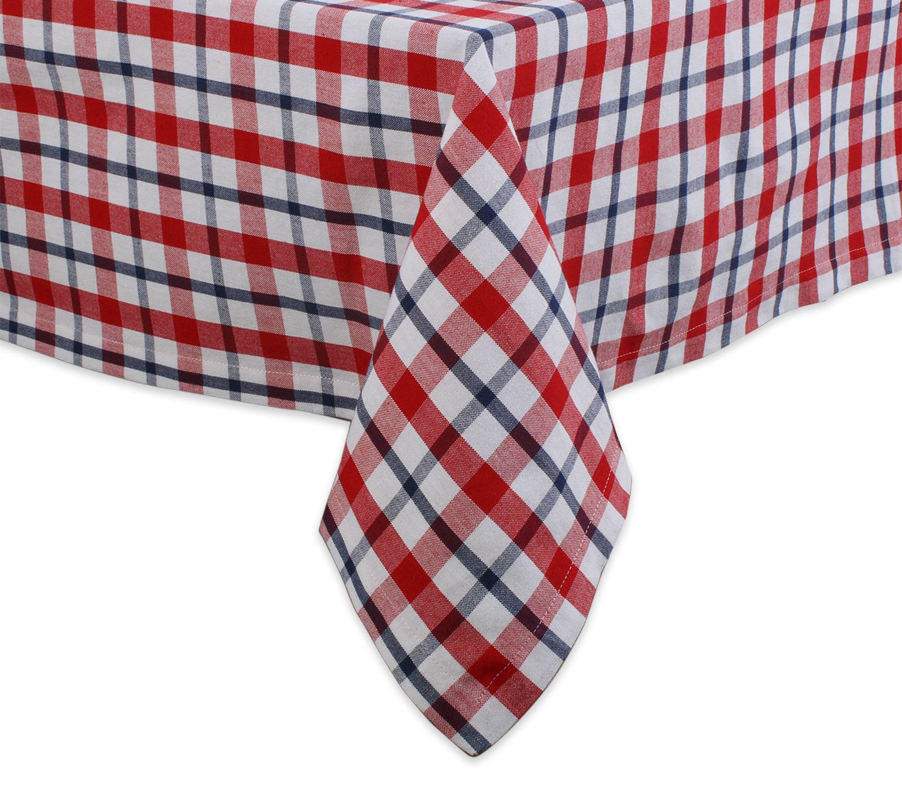 Design Imports American Plaid Tablecloth 52" x52"