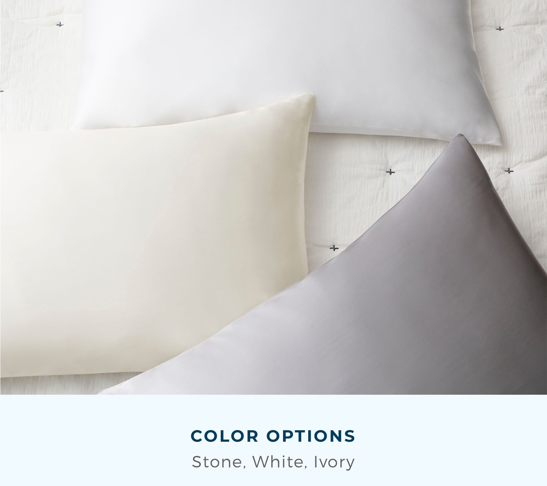 Brookside Mulberry Silk Pillowcase, Standard