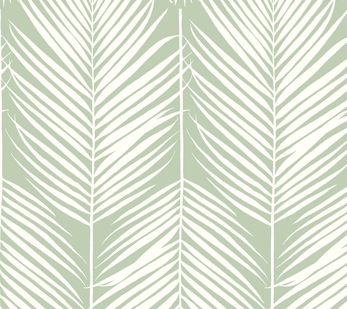 NextWall Palm Silhouette Peel and Stick Wallpap er Roll