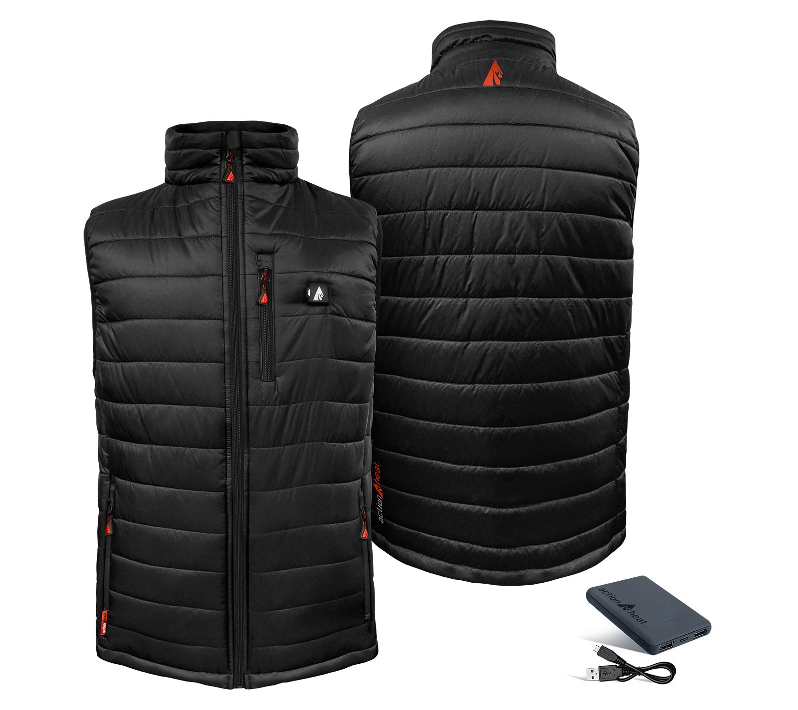 ActionHeat Men's 5V Battery Heated Puffer Vest
