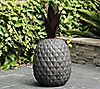 LuxenHome Gray MgO Pineapple Outdoor Statue, 1 of 7