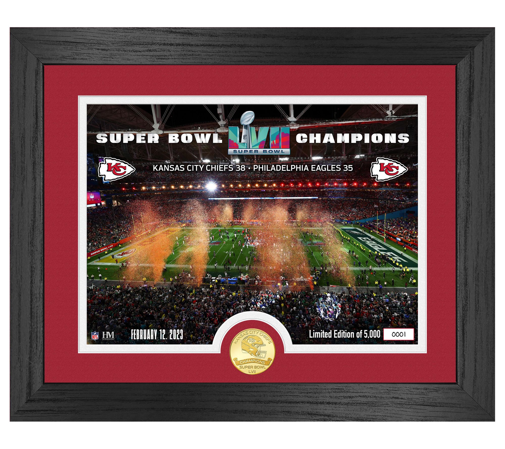 Highland Mint Super Bowl LVII Champions Kansas City Chiefs Bronze