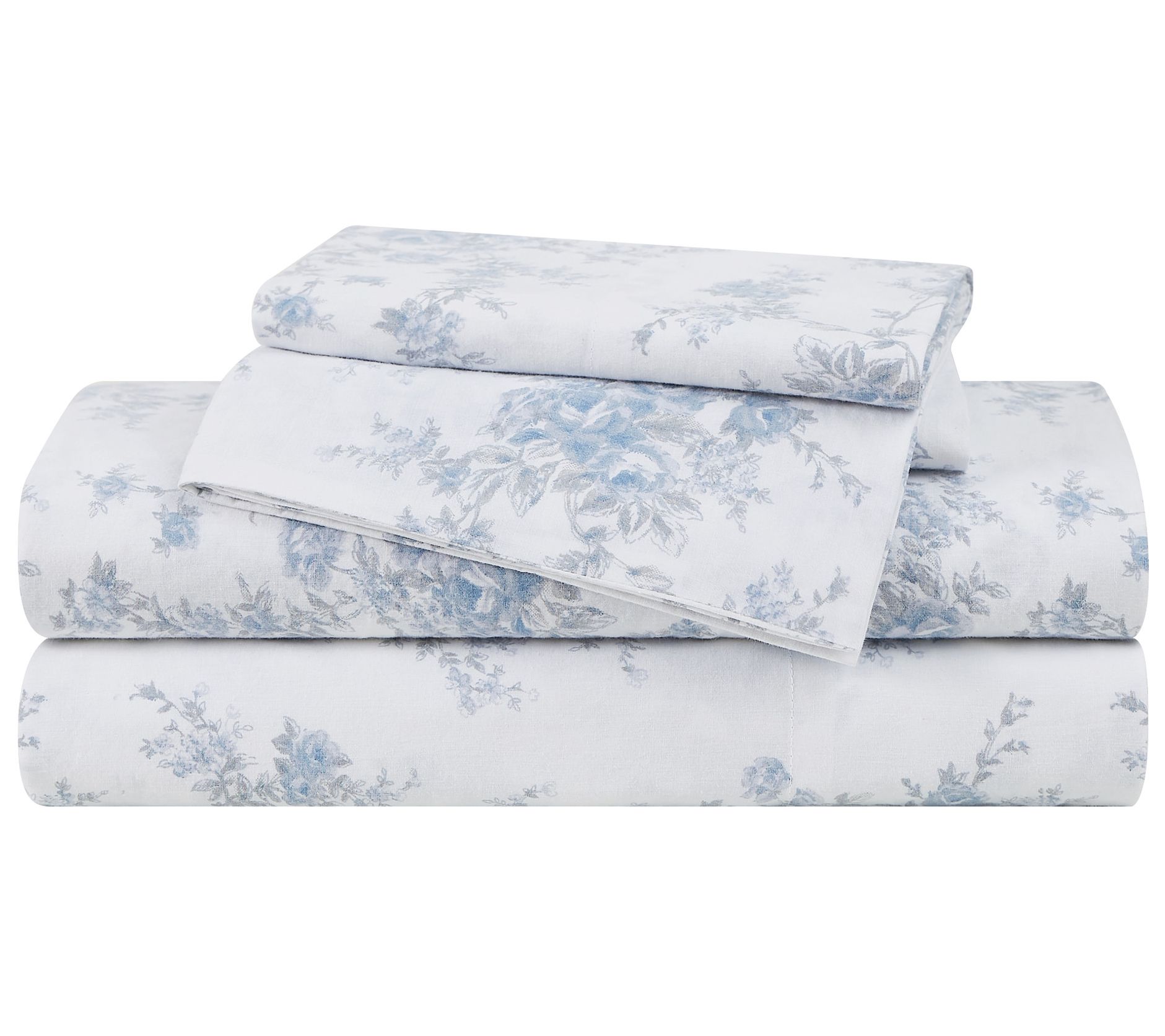 The Farmhouse by Rachel Ashwell British Rose Queen Sheet Set - QVC.com