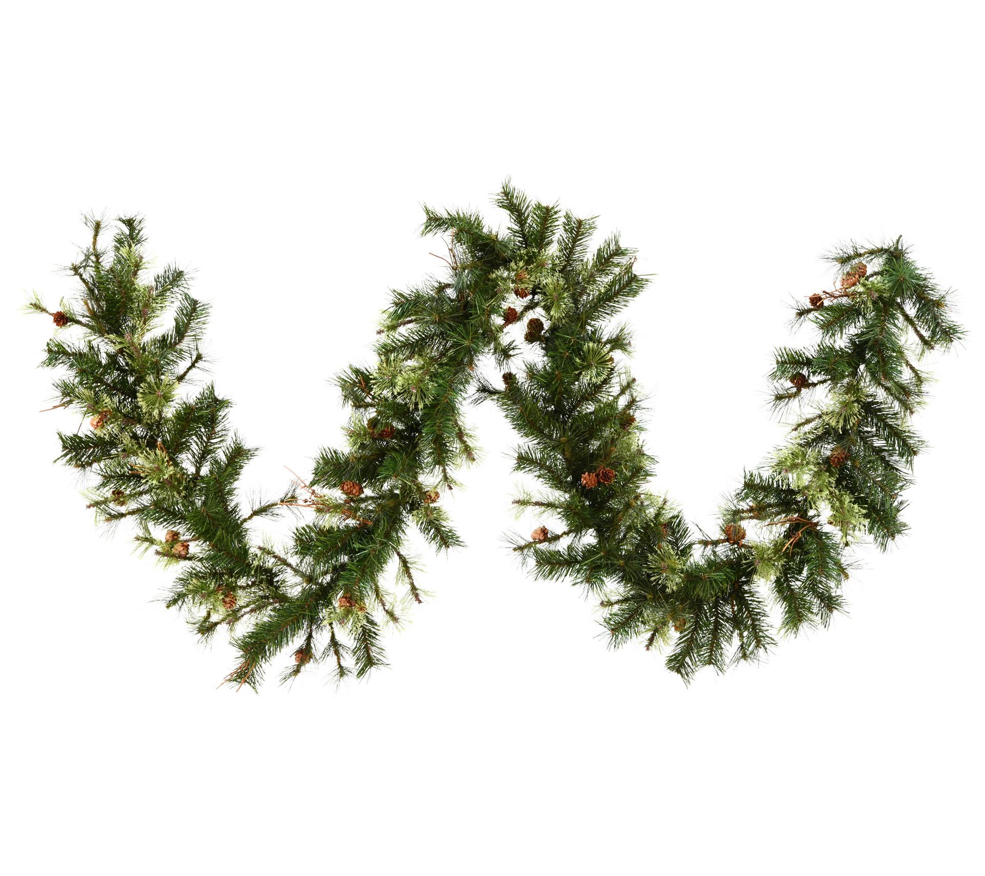 Vickerman 9' Mixed Country Pine Artificial Christmas Garland