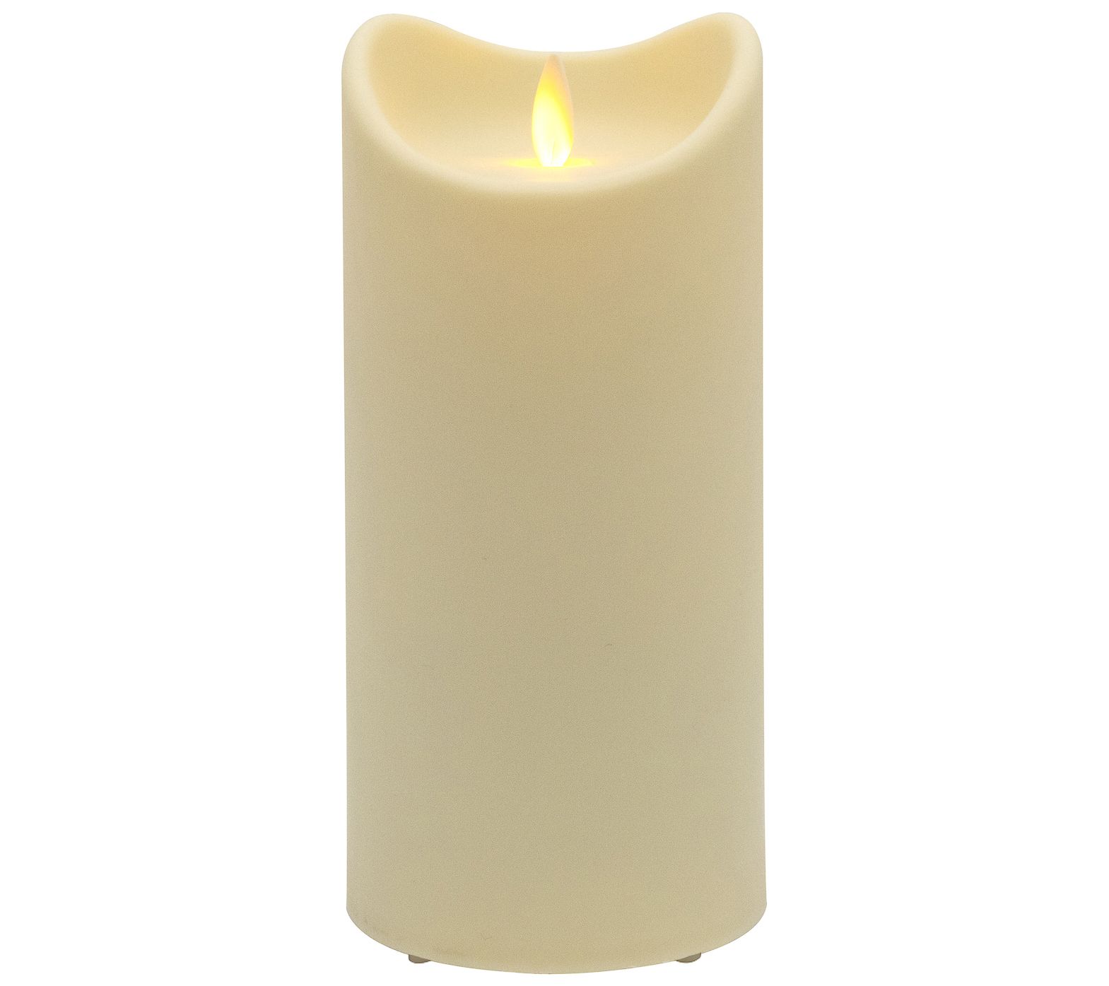 LumaBase Battery-Operated Outdoor Candle w/ Moving Flame