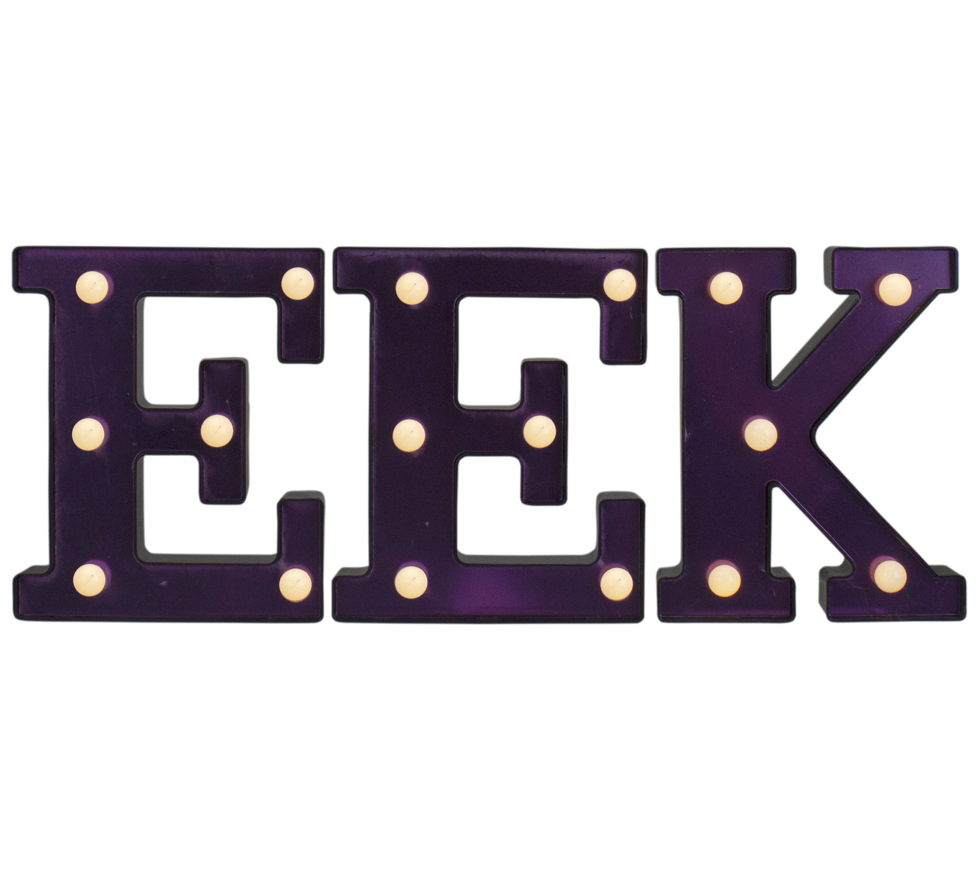 Northlight 6.5" LED Lighted EEK Halloween Marquee Sign