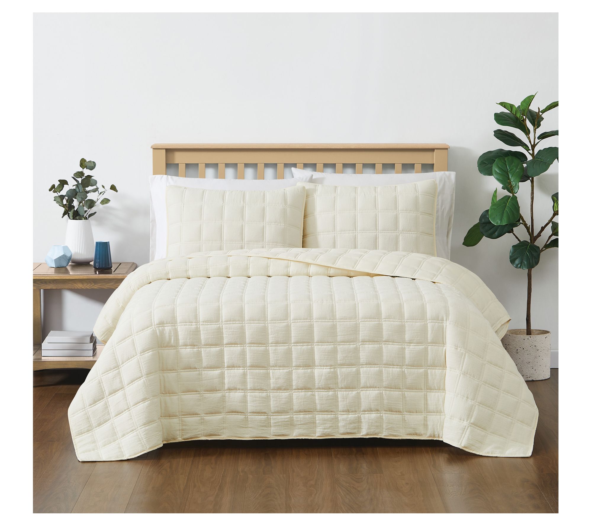 Truly Soft Cozy Gauze Twin/Twin XL 2 Piece Quilt Set