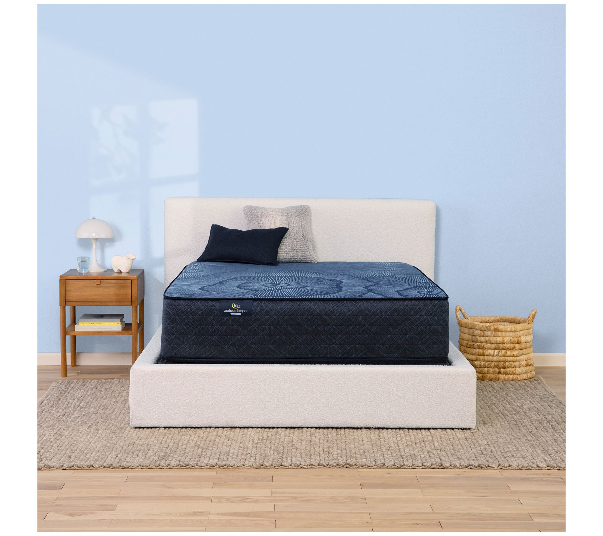 Serta Euphoric Nights 14" Hybrid Plush Mattress Set -King