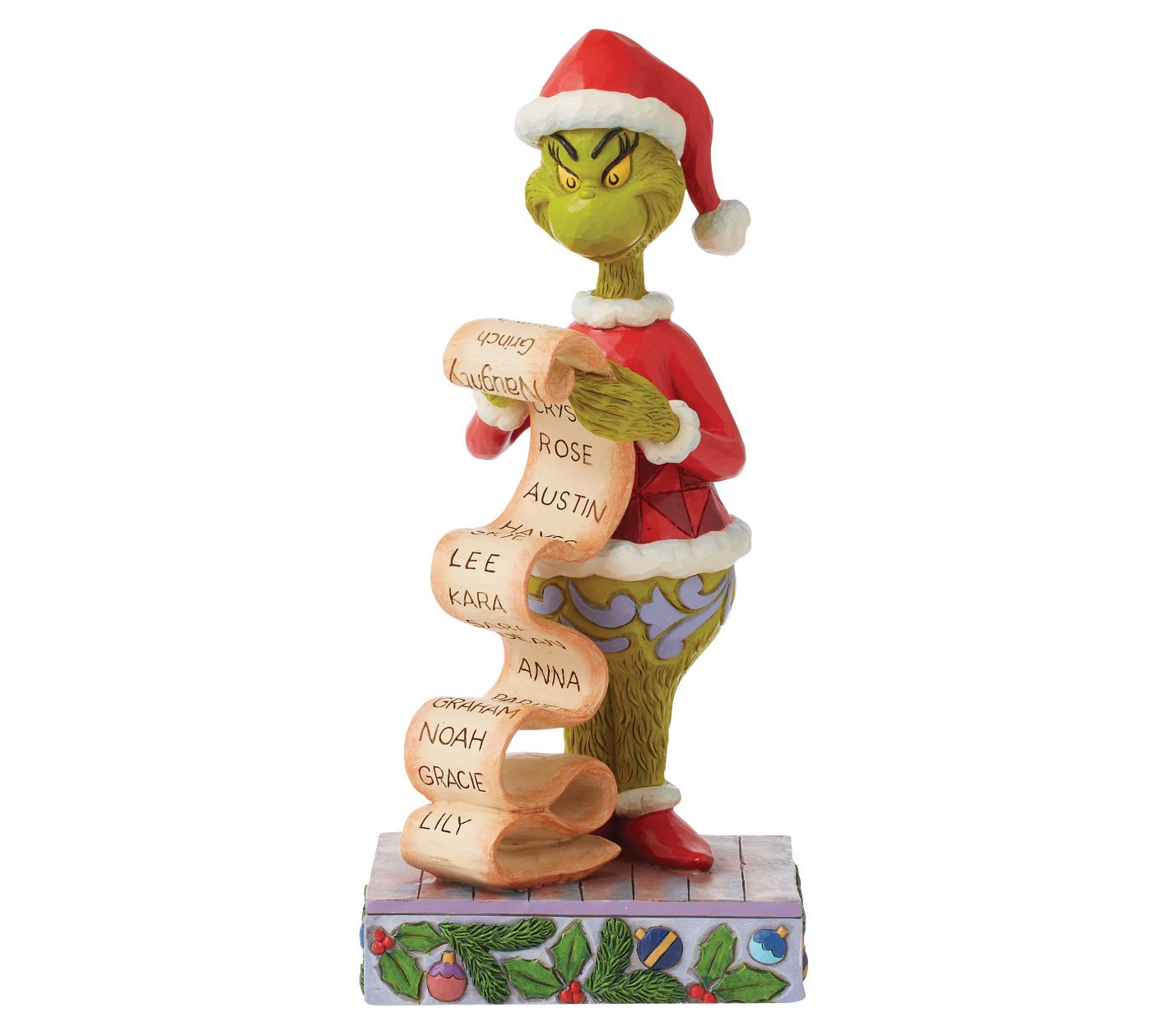 Grinch by Jim Shore Grinch Naughty/Nice List