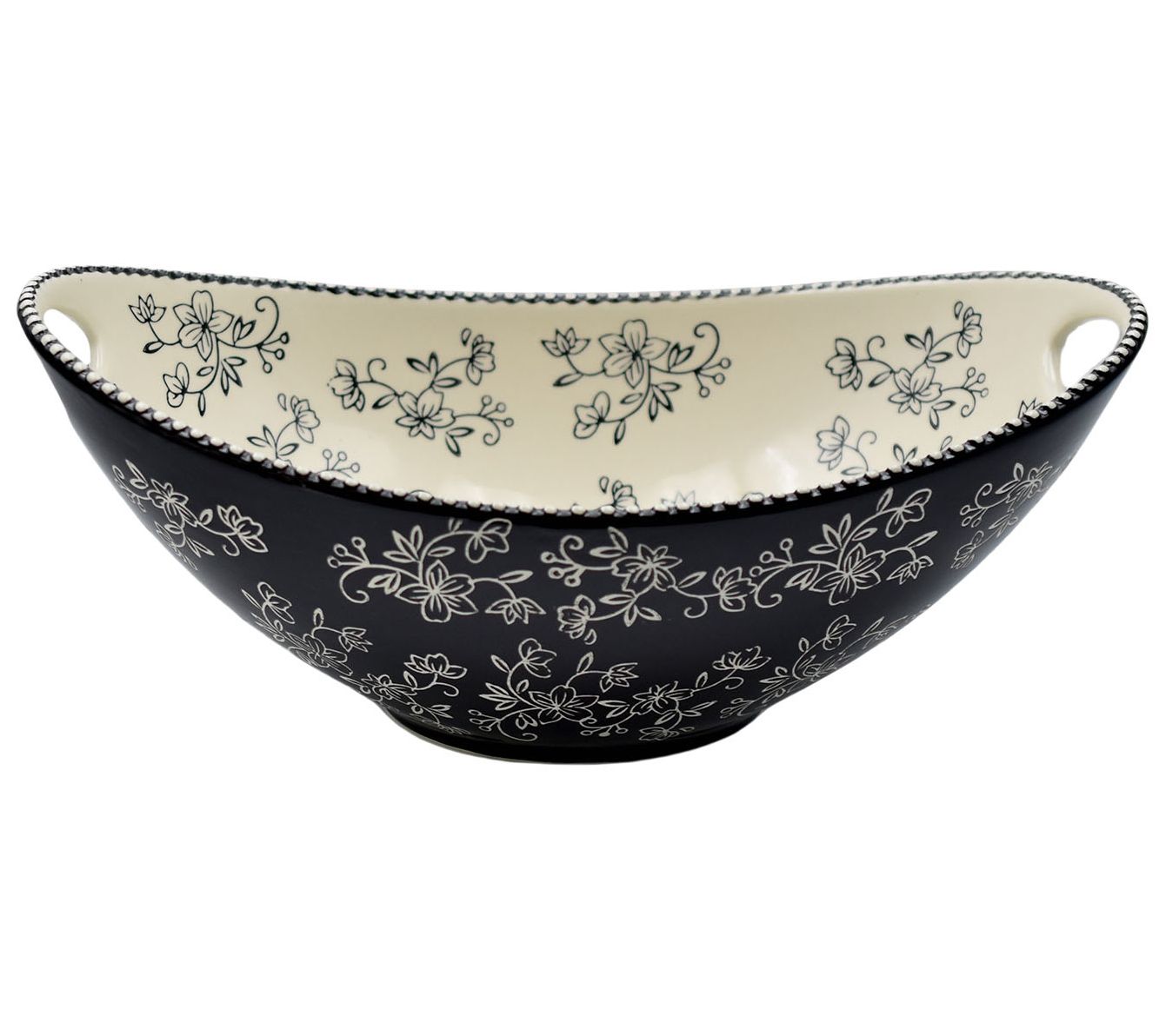 Temp-tations Floral Lace 3-Quart Serving Bowl