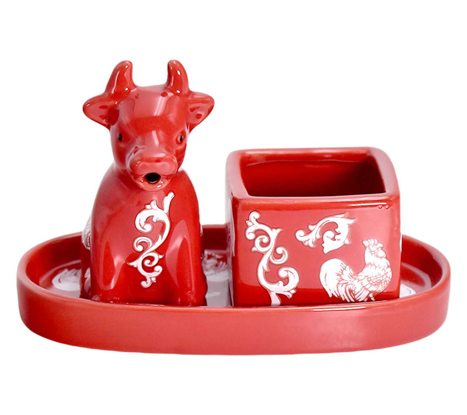 Temp-tations Cream and Sugar Set with Tray