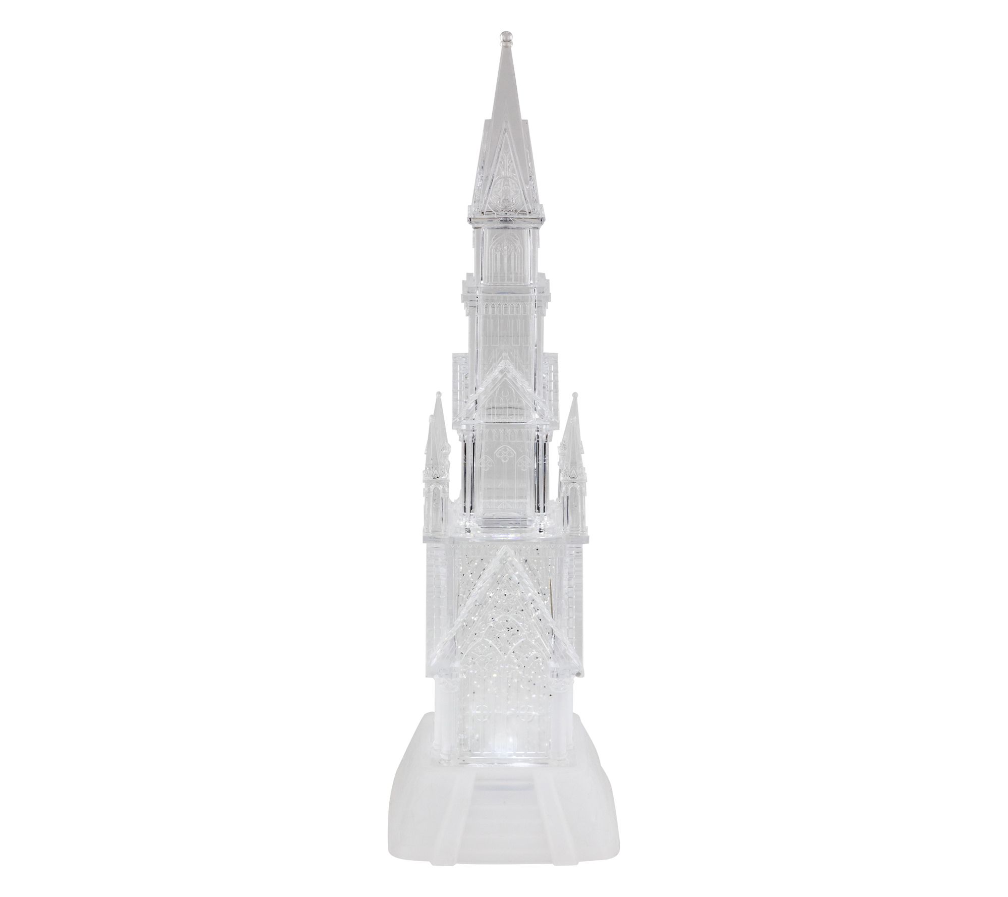 Northlight 17.5" LED Castle Acrylic Christmas Decoration
