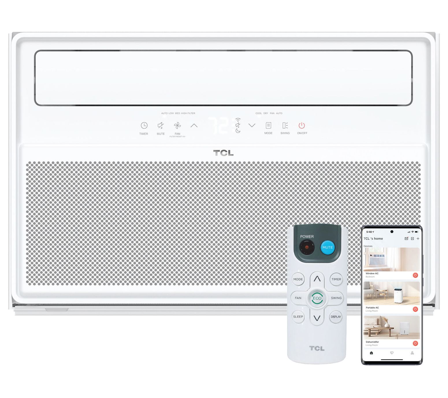TCL Q-Series 12,000 BTU 550 SqFt. Smart WindowAir Conditioner