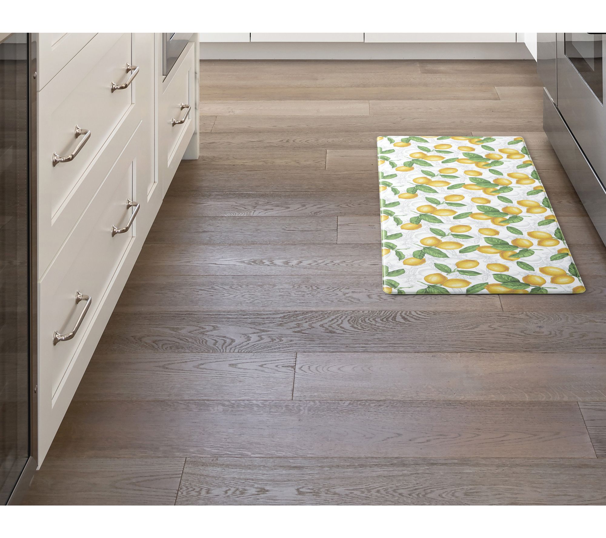 Martha Stewart Lots of Lemons Reversible Drying Mats Set of 3 - 12x18 & 16x22 in