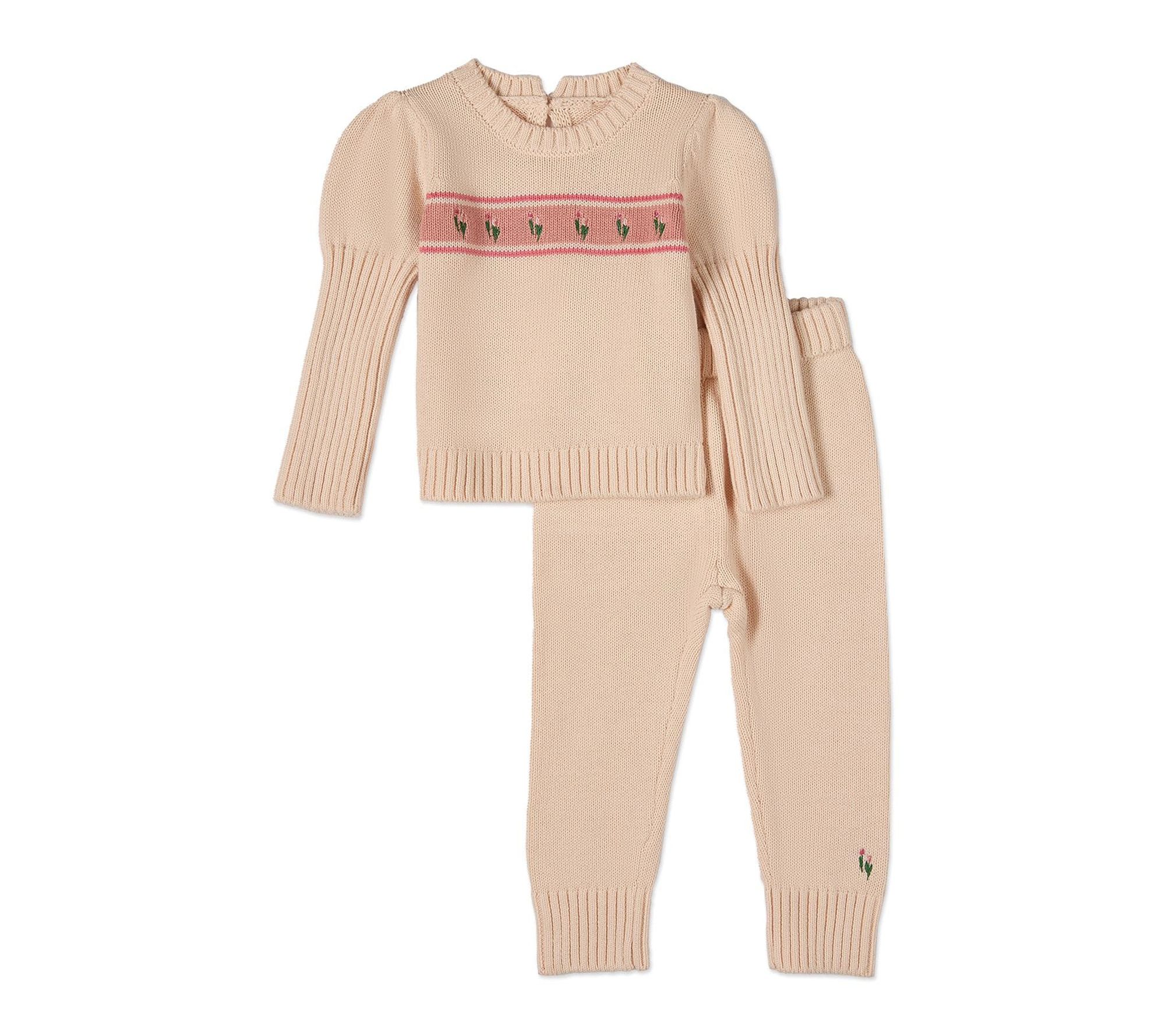 MiniMoi Girls Tiptoe Thru the Tulips Legging Set