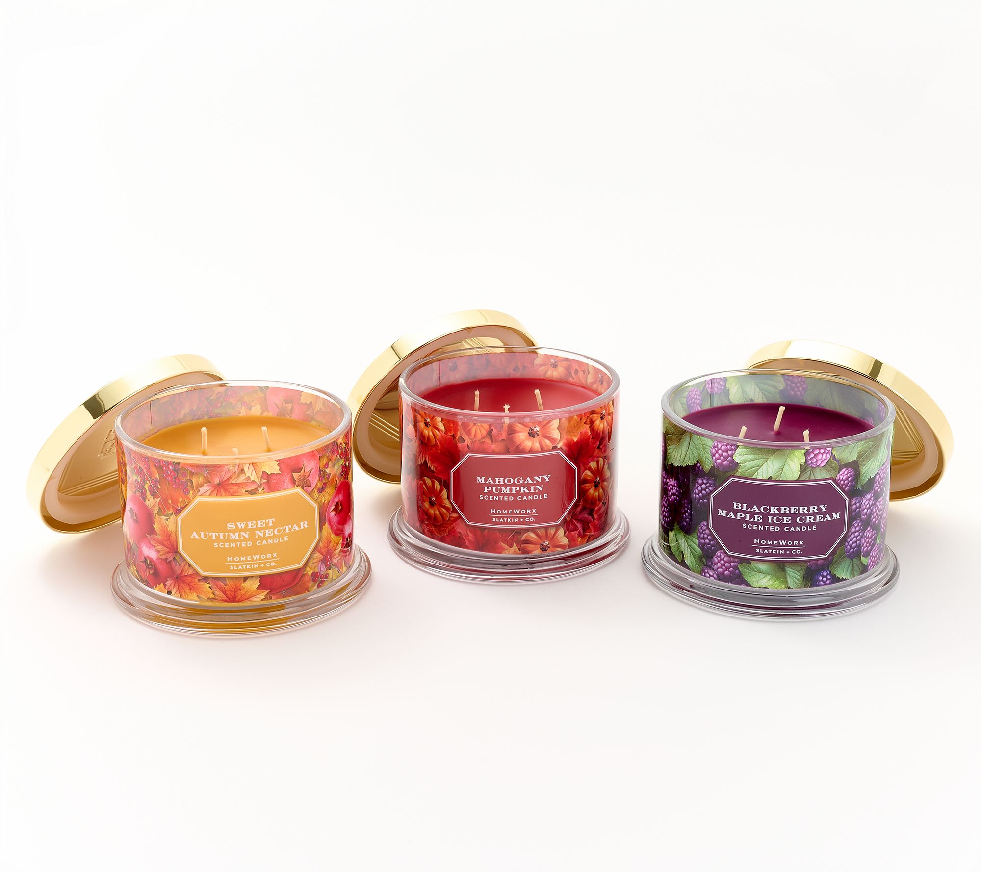 A-D HomeWorx S/3 14oz Orchard Treats Candles Auto-Delivery