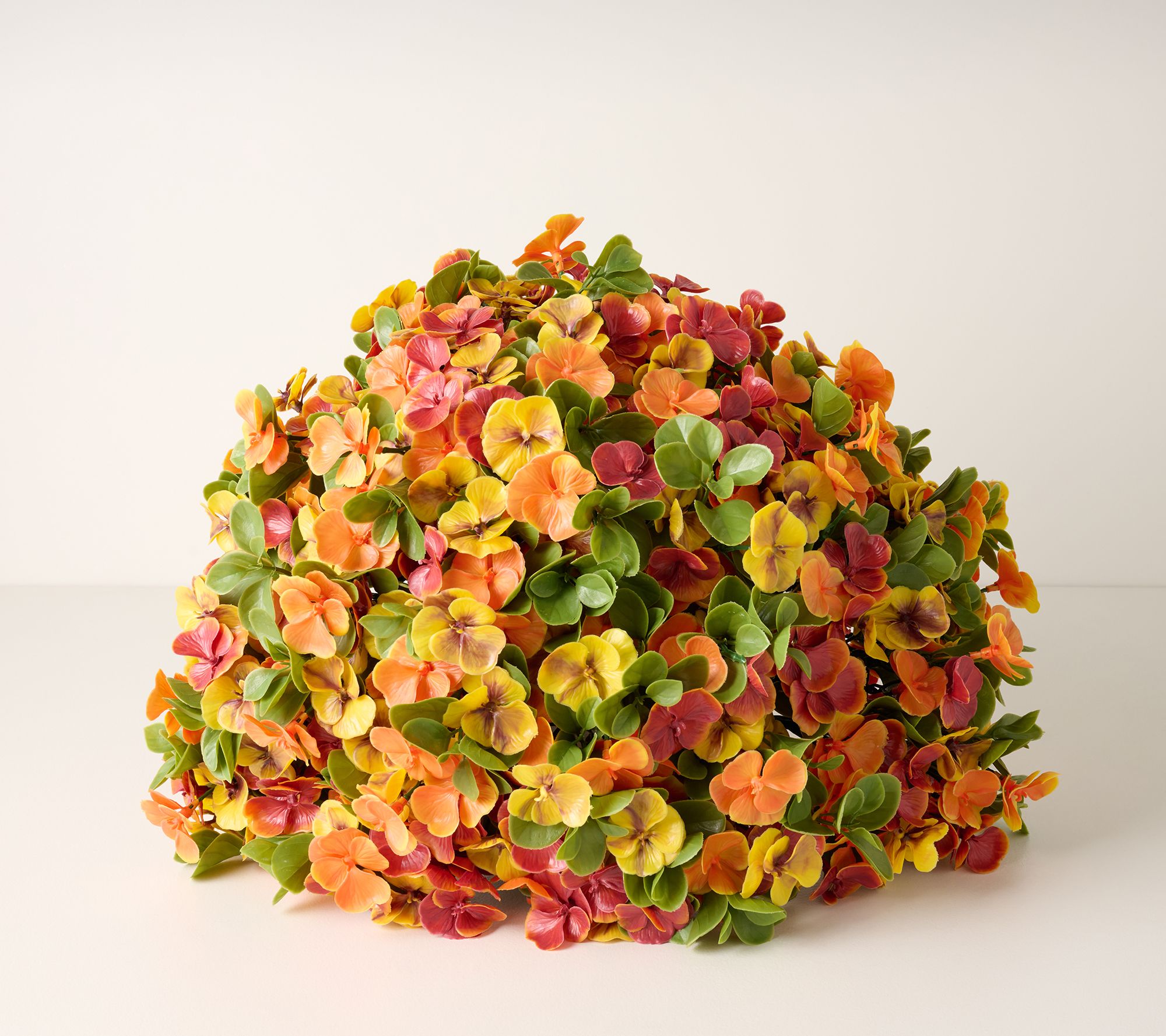 Wicker Park 20" Fall Faux Floral Urn Filler with Stake