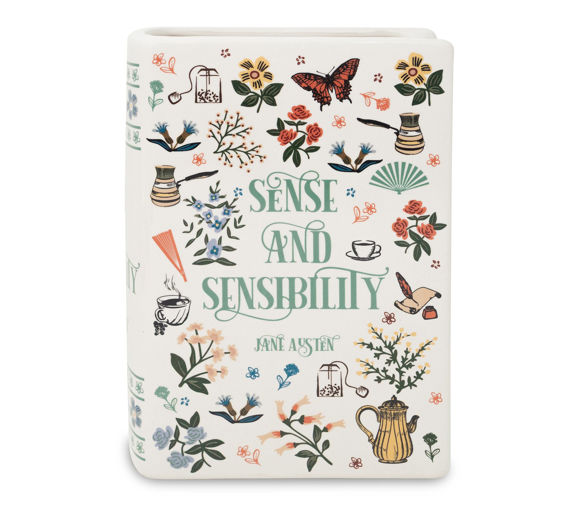 Steel Mill & Co. Large Book Vase, Sense and Sensibility