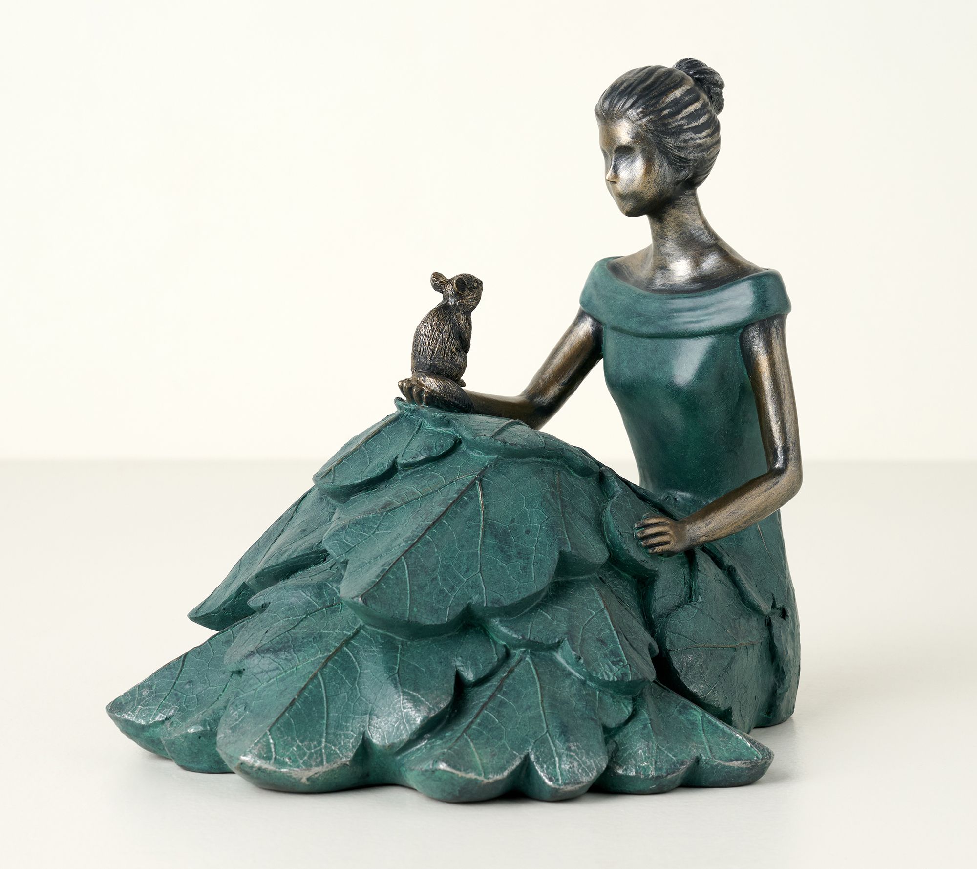 Harvest Woodland Maiden with Chipmunk by Valerie