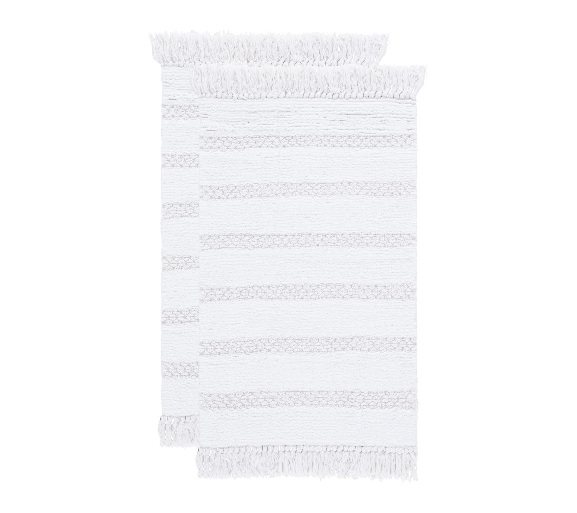 Safavieh Finn Fringe 1'-8" X 2'-8" Bathmat (Setof 2)