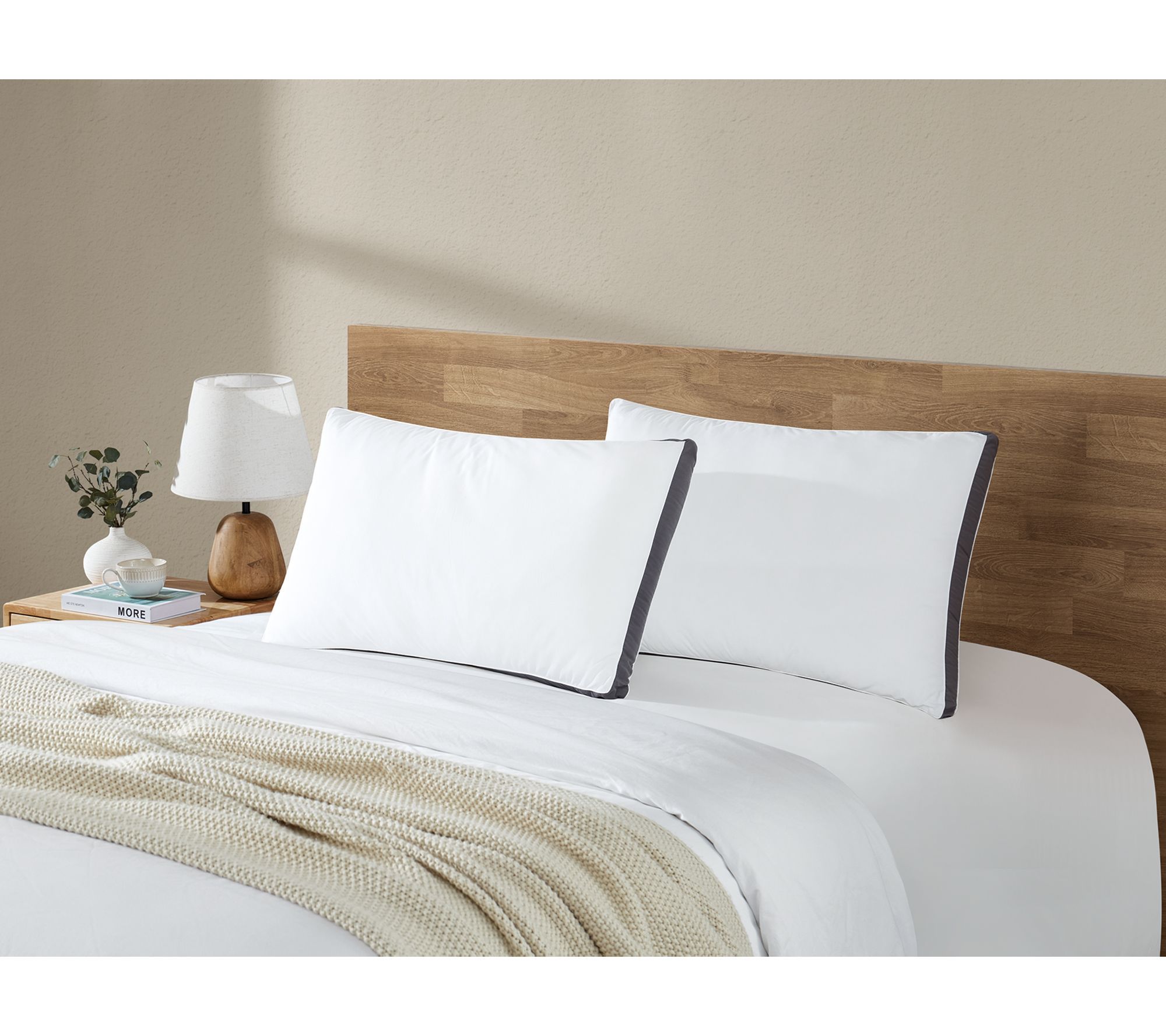 Brooklyn Loom Hotel Gusset 2 Pack Standard Bed Pillow