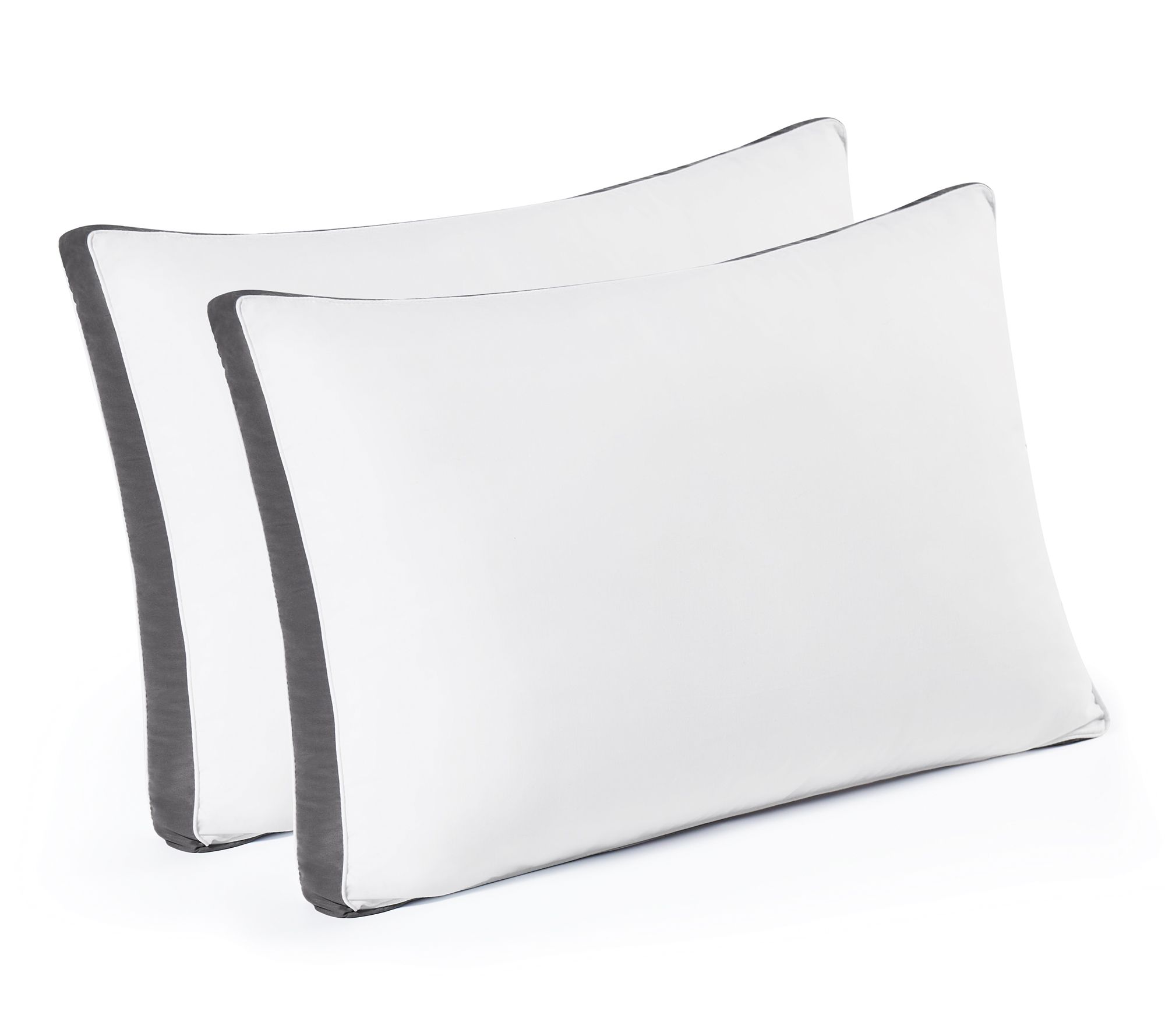 Brooklyn Loom Hotel Gusset 2 Pack Standard Bed Pillow | QVC