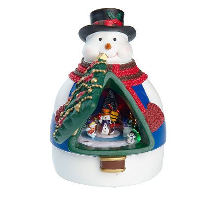 Snowman Remote Control Sights and Sounds Christmas Tree/Holiday