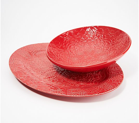 Set of 2 Platter & Bowl Inspired by Camphill Special School