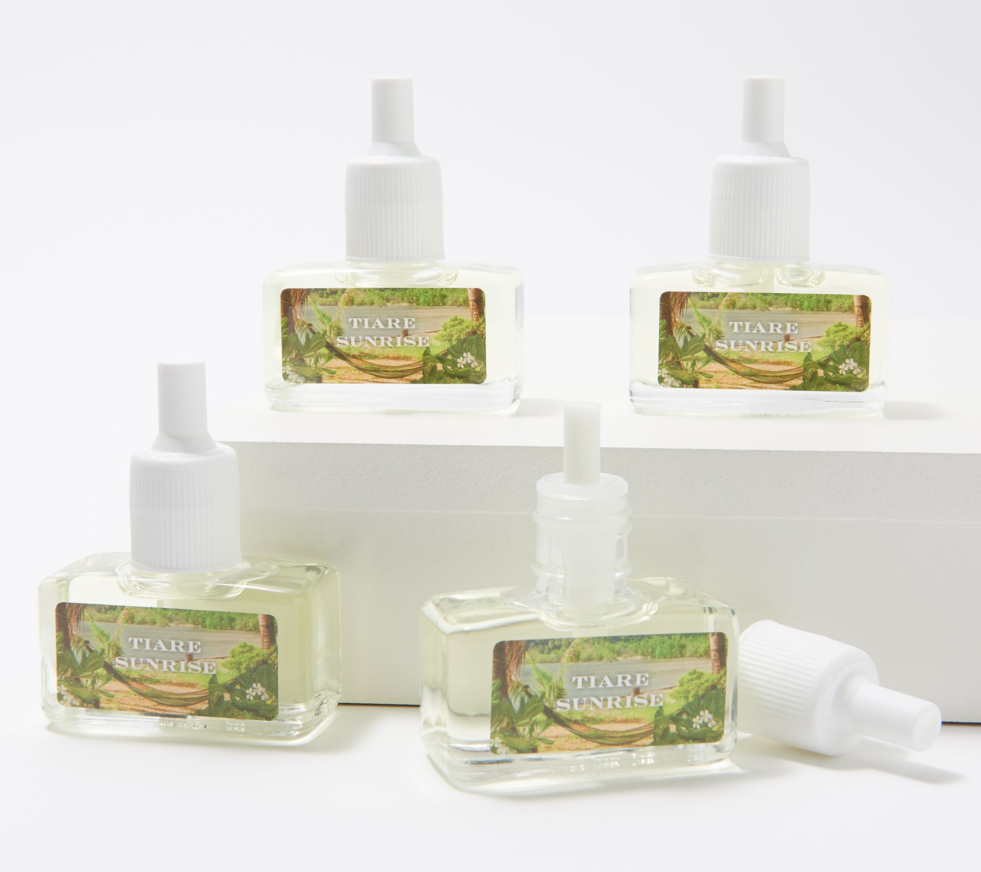 HomeWorx by Harry Slatkin Set of (4) Tiare Sunrise Plug in Refills