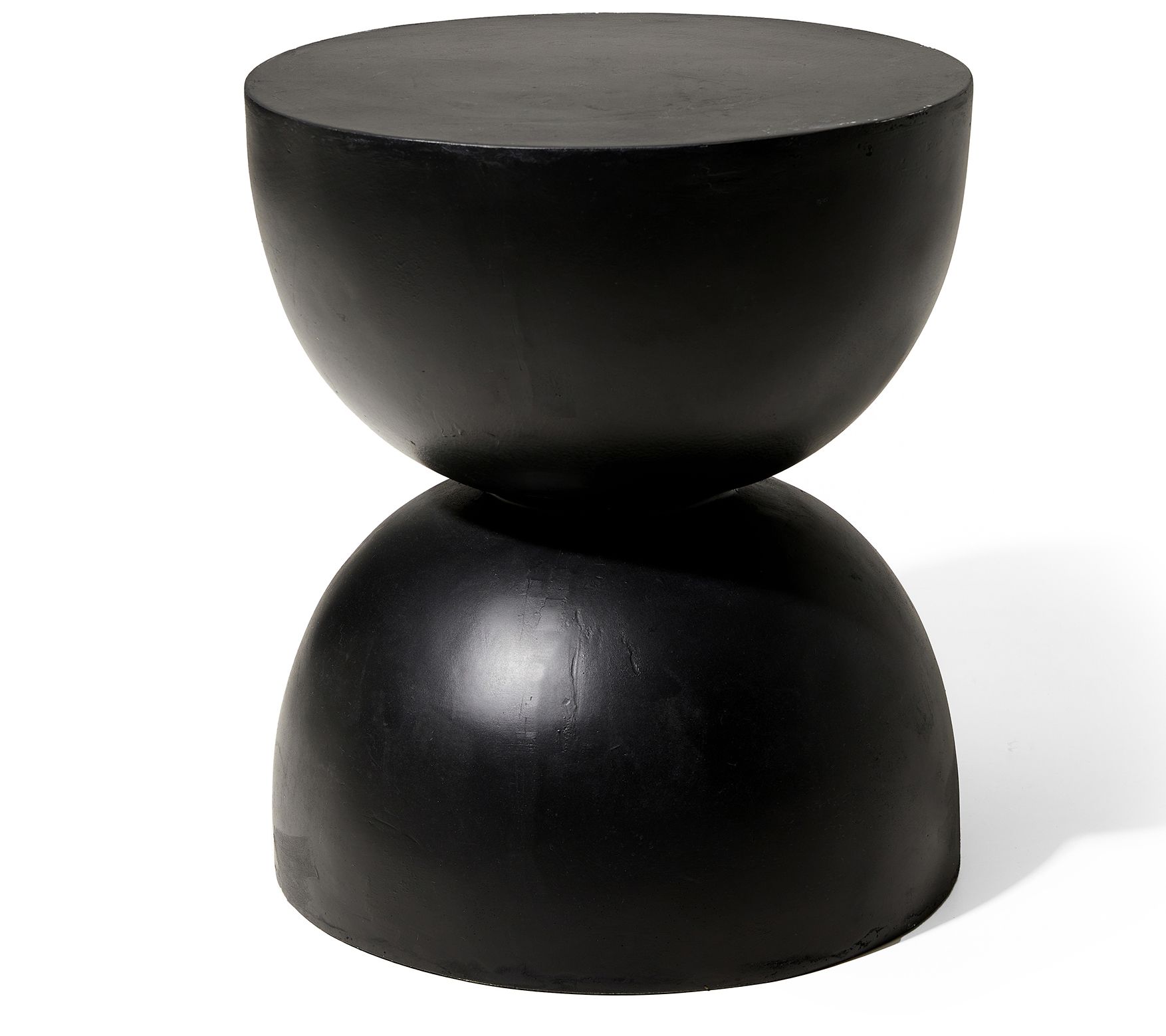 Glitzhome Terrazzo Garden Stool or Plant Standr Accent Table