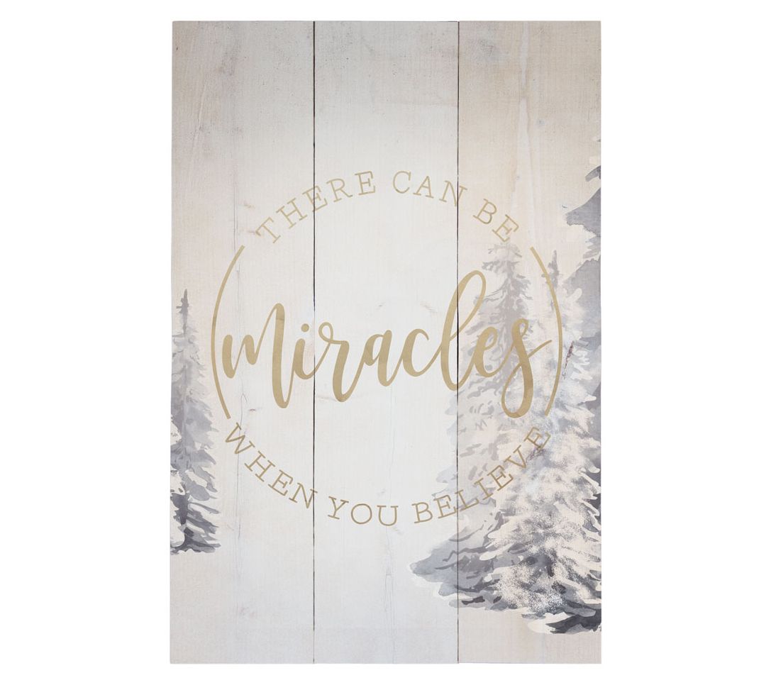 Miracles Rustic Pallet By Sincere Surroundings