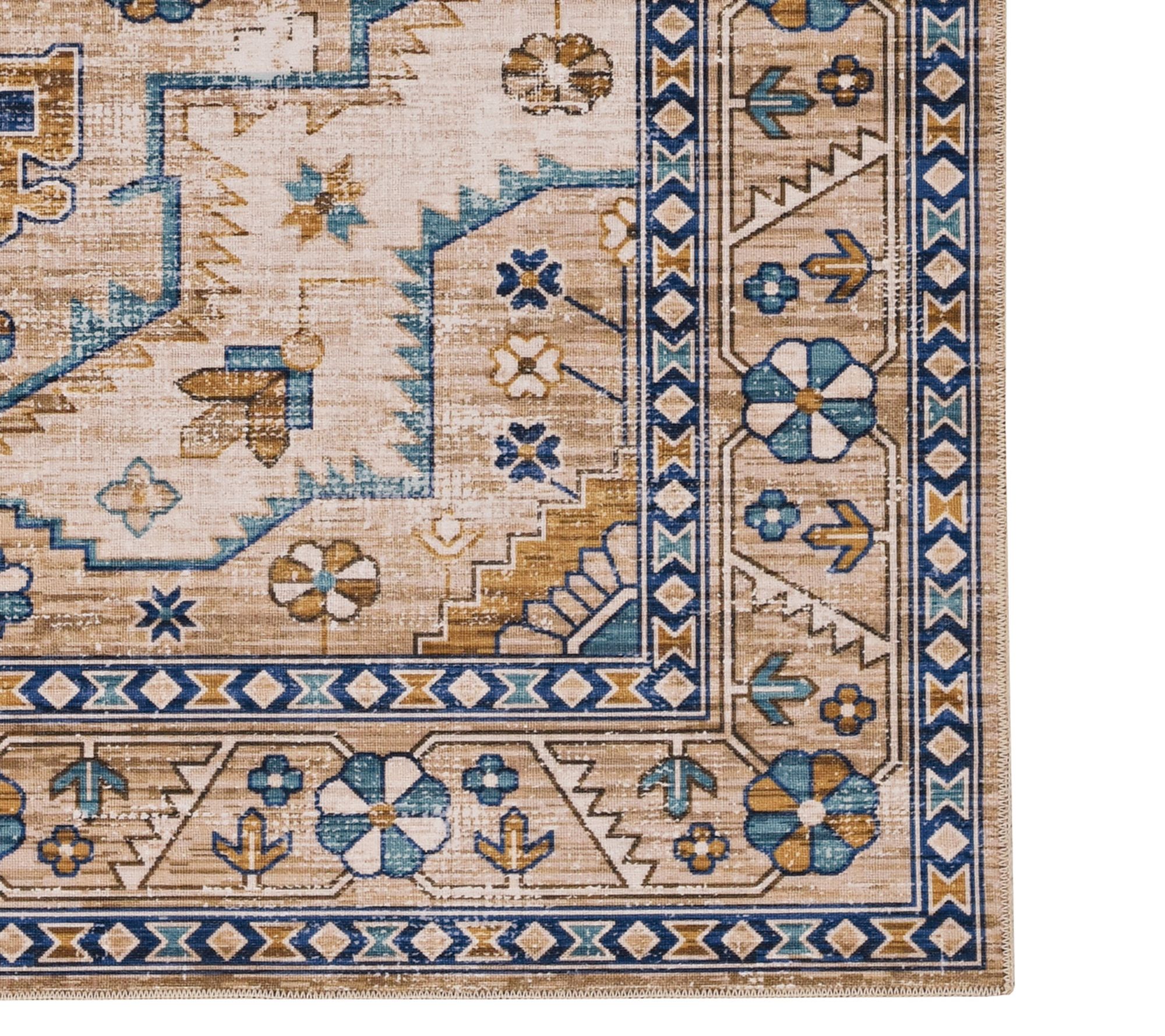 Linon Home Von Washable 3'x5' Non Slip Decorative Indoor Rug