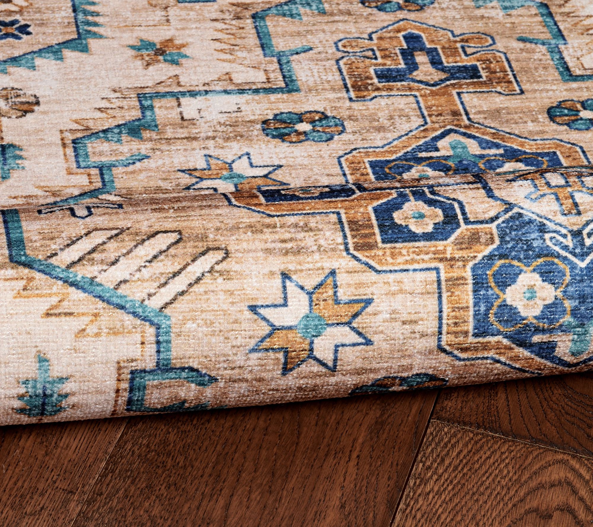 Linon Home Von Washable 3'x5' Non Slip Decorative Indoor Rug