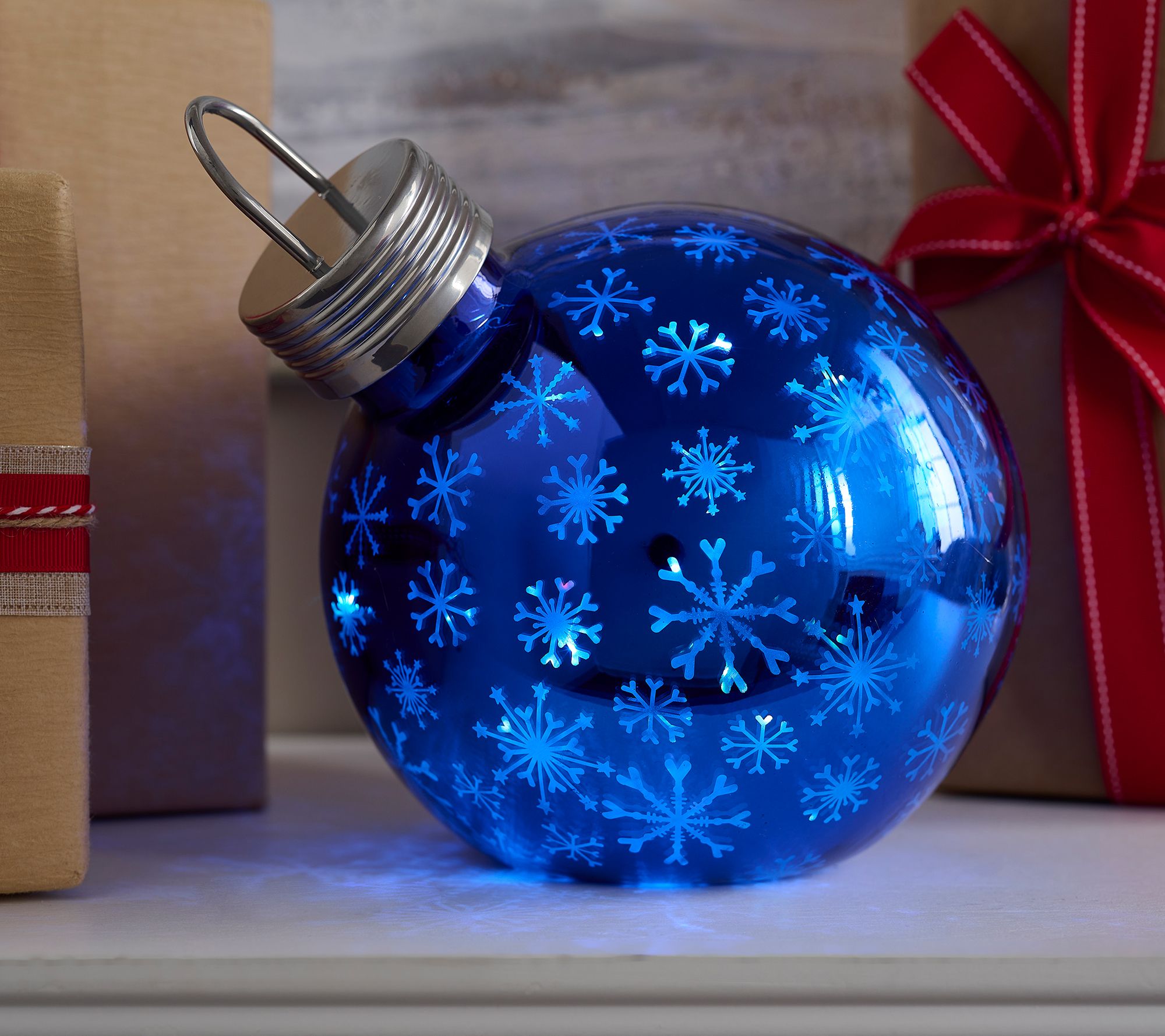 12 PC DIY Ceramic 3D Round Christmas Ball Ornaments 8 x 2