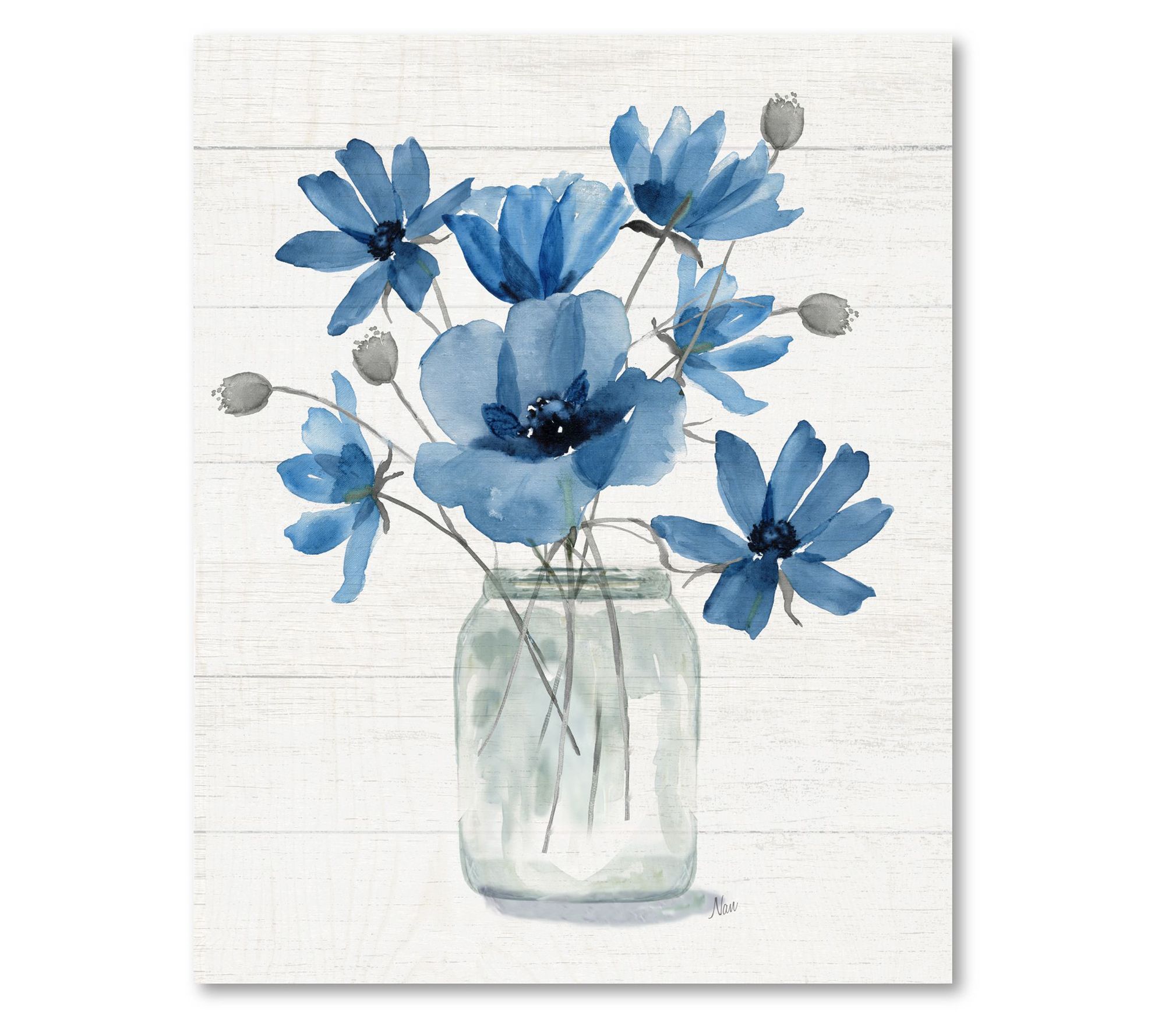 Courtside Market Bluen Dreams I 16" x 20" Canvas Wall Art