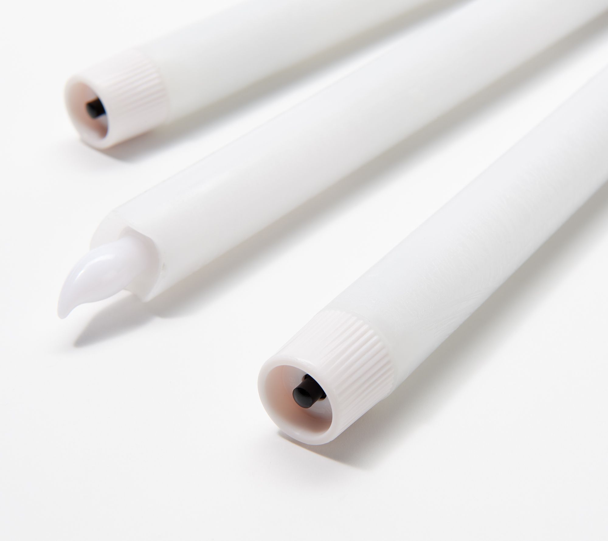 "As Is" Home Reflections Set of 4 Flameless LED Taper Candles