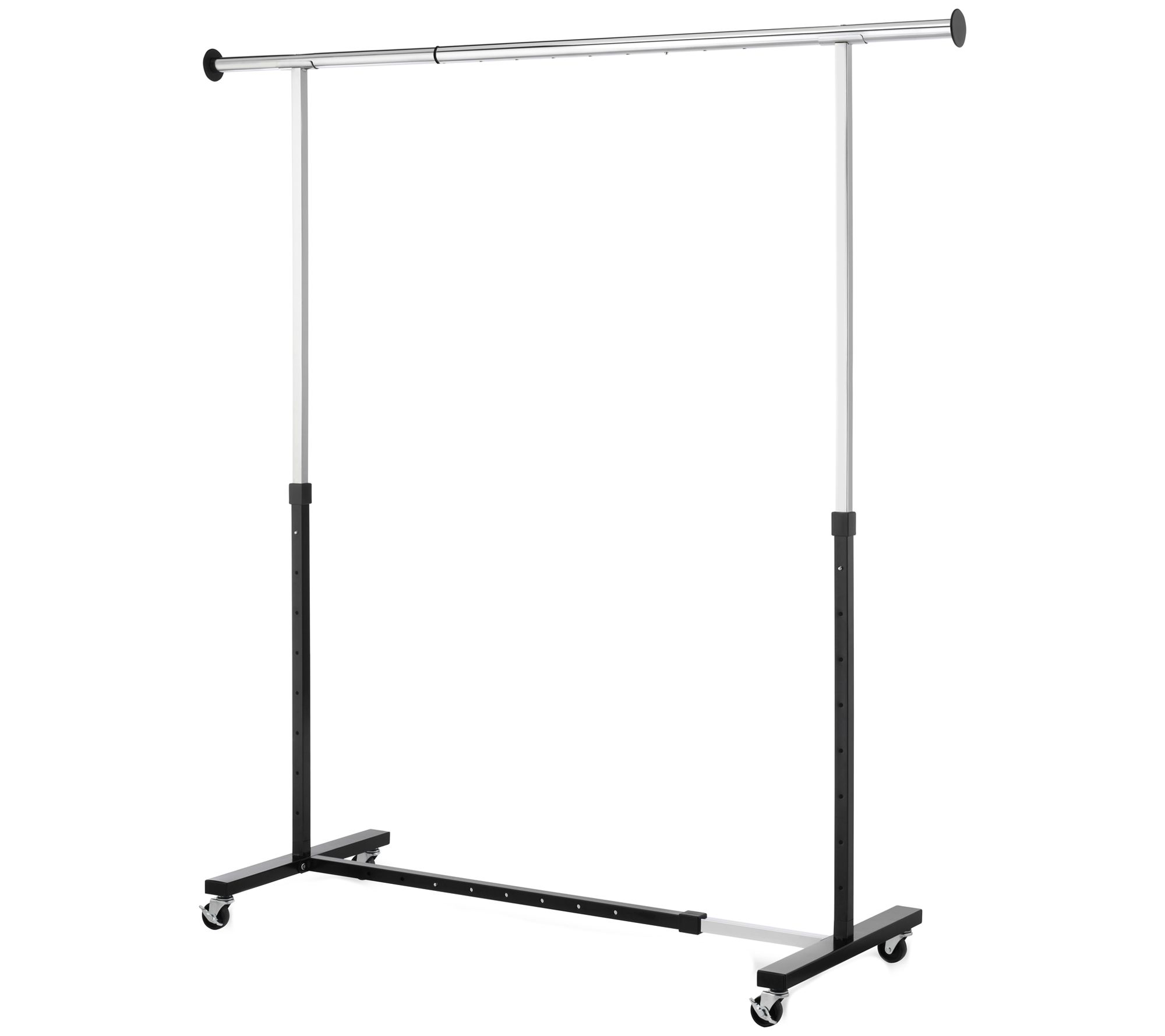 Whitmor Adjustable Rolling Garment Rack - QVC.com