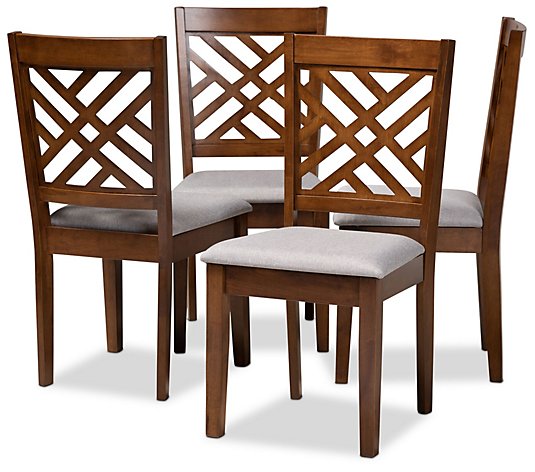 Caron Modern and Contemporary Upholstered Dining Chair Set