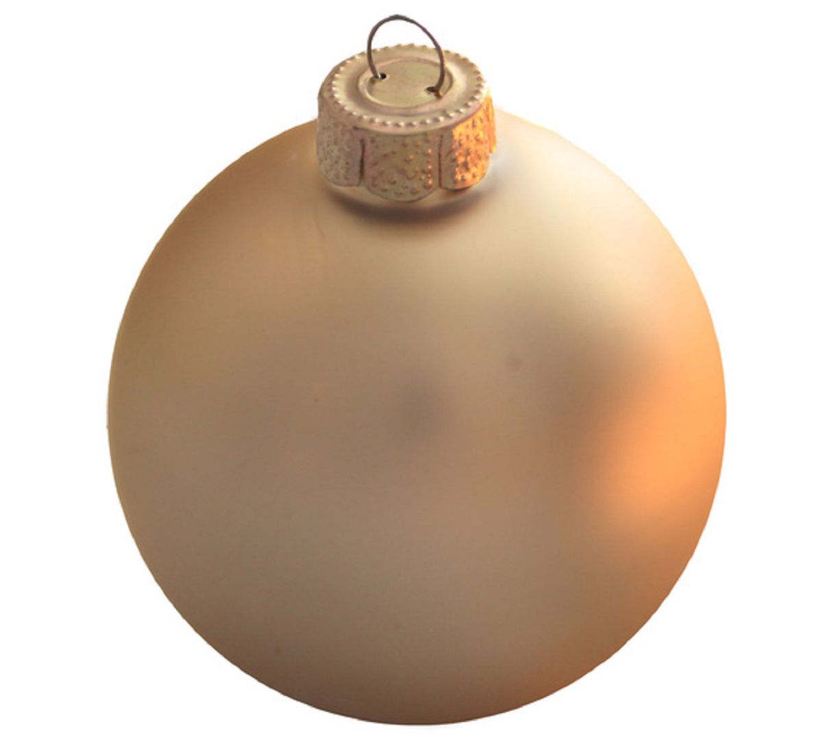 Whitehurst 4-Piece 4.75" Glass Ornament, Matte Finish