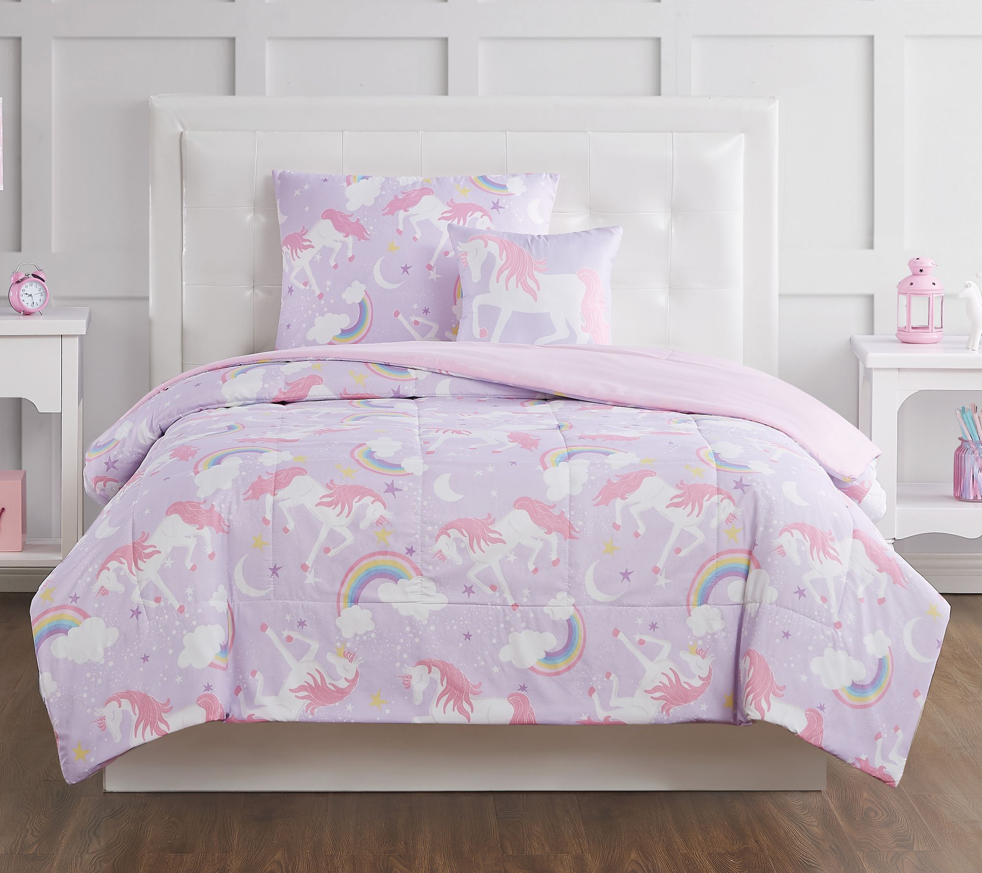 Girls unicorn comforter outlet set