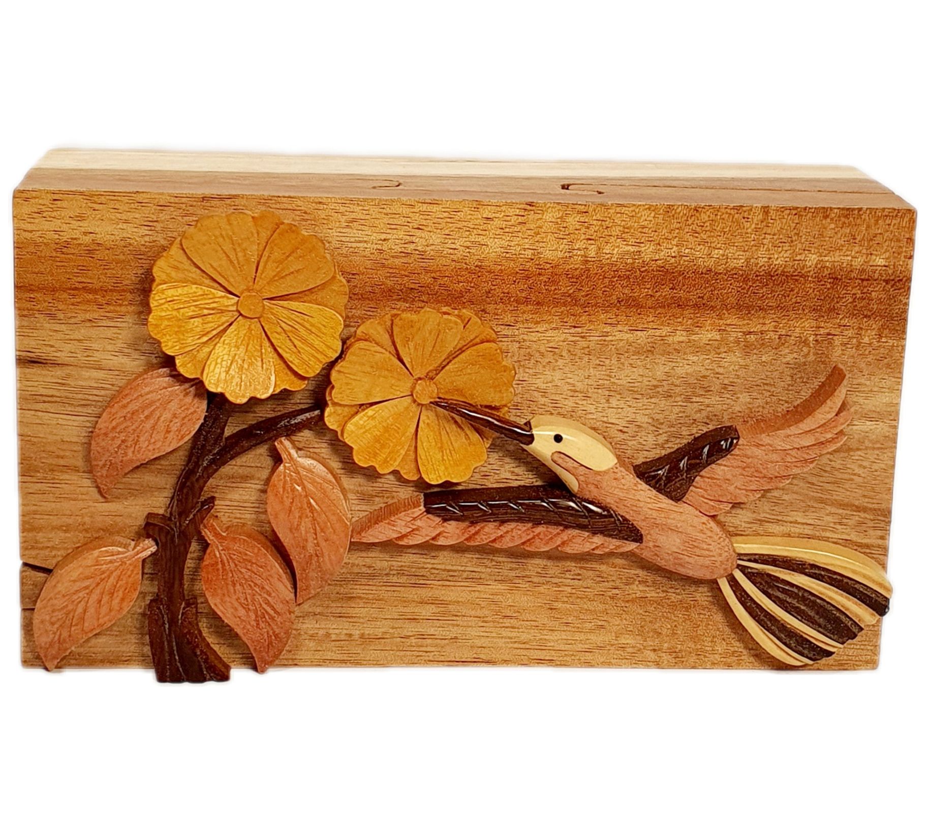 Carver Dan's Fish for Dinner Puzzle Box with Magnet Closures 