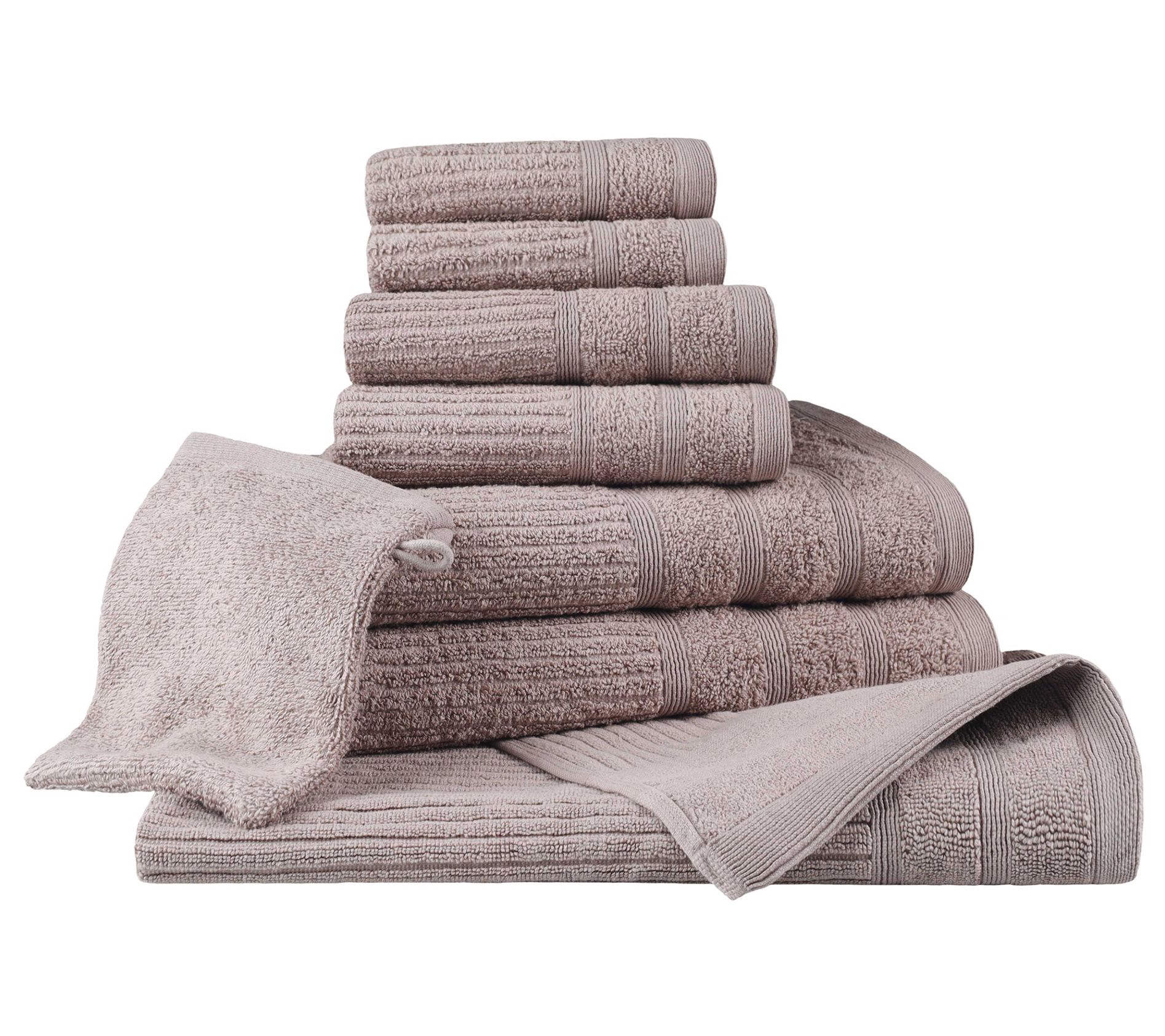 Superior Egyptian Cotton Ultra-absorbent 8-Piece Towel set
