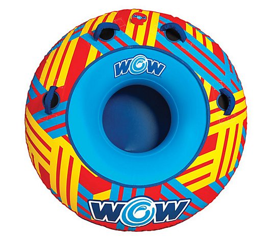 WOW Sports Tracer Towable 1-2 Rider Water or Snow Tube