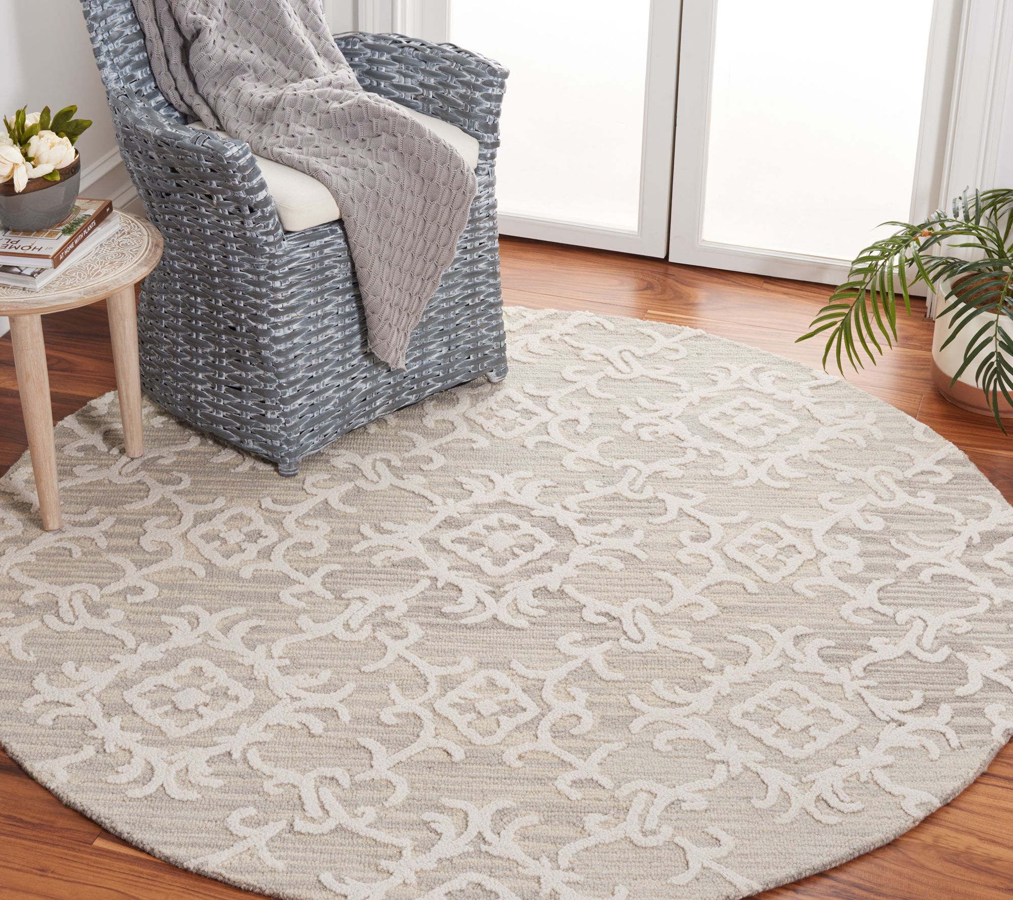 Safavieh Padding Martha Stewart Grey Area Rug; 4' x 6