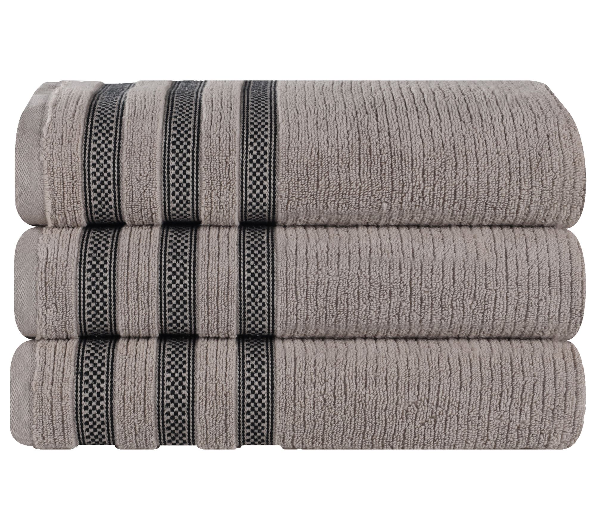 Superior Soho 6 Piece Cotton Towel Set Silver