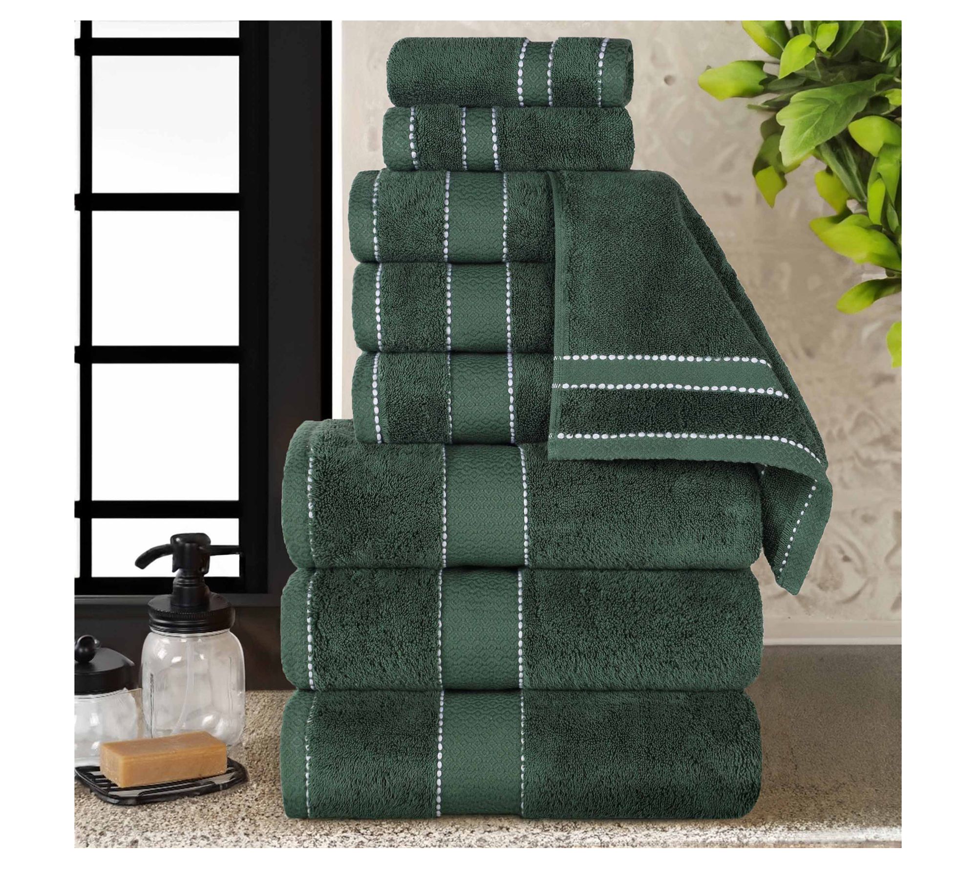 Superior Niles Egyptian Giza Cotton Ultra-Plush9-PC Towel Set
