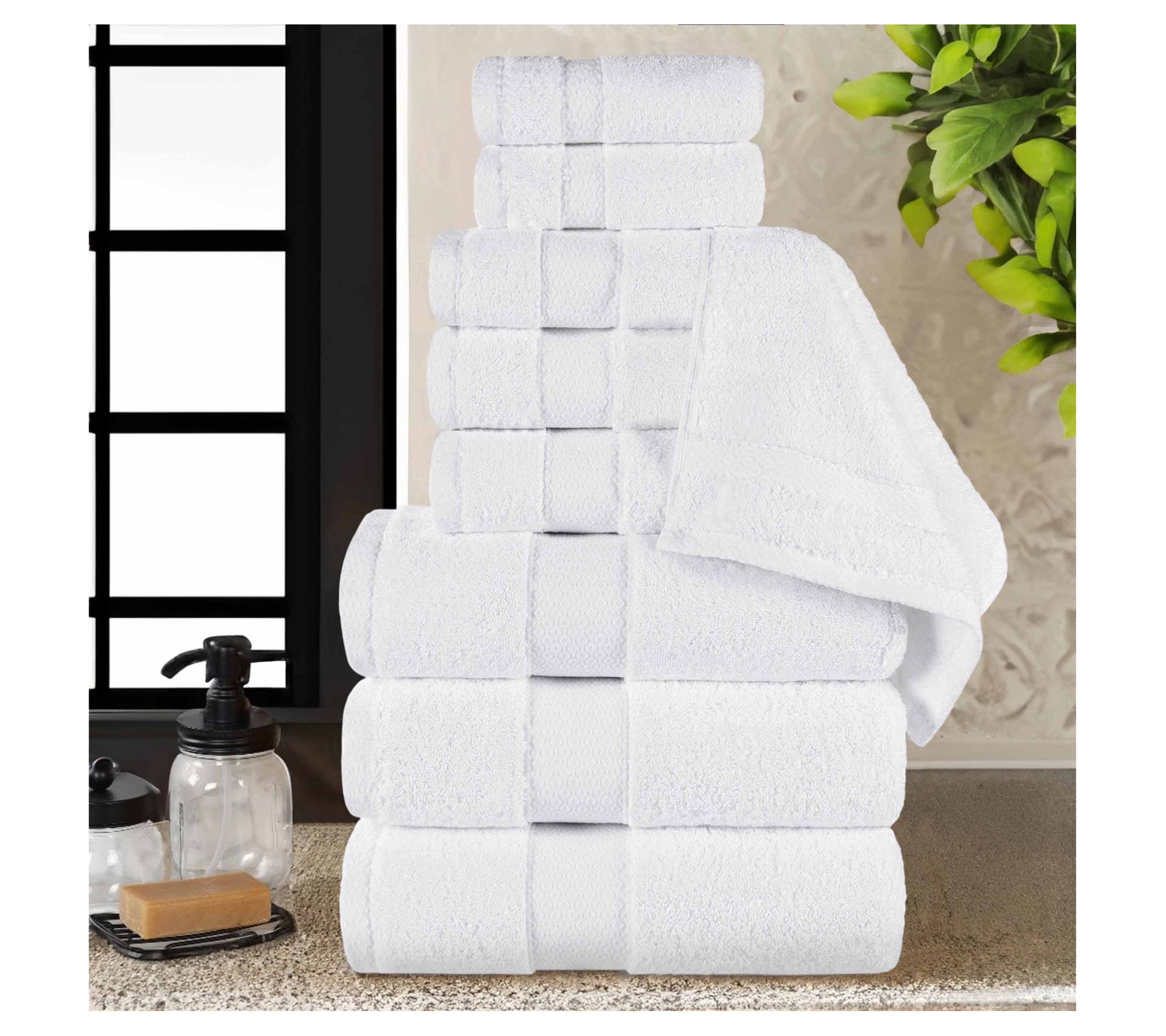 Superior Niles Egyptian Giza Cotton Ultra-Plush9-PC Towel Set