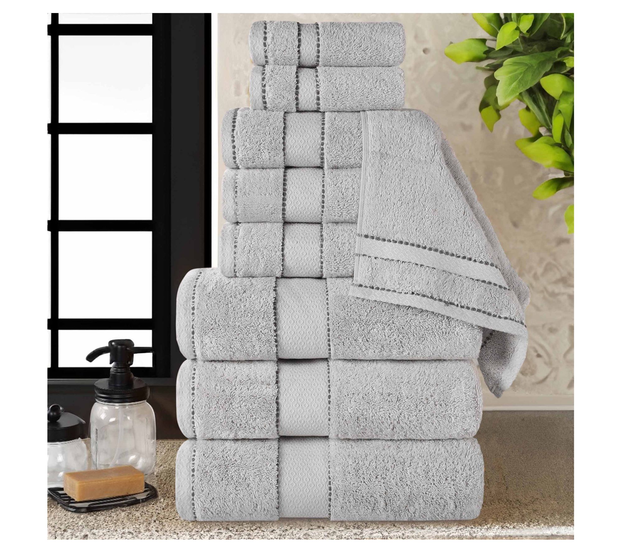 Superior Niles Egyptian Giza Cotton Ultra-Plush9-PC Towel Set